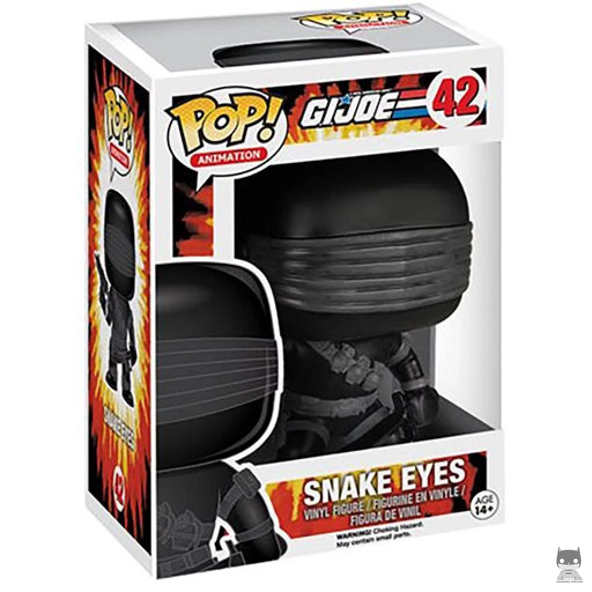 Figura Funko Pop! Snake Eyes en su caja