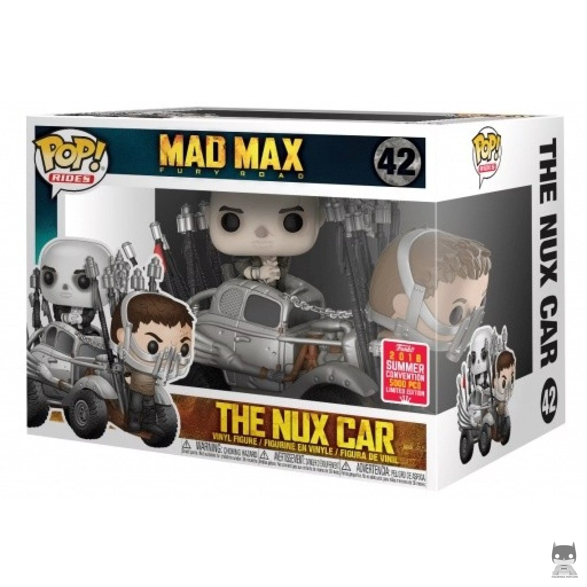 Figura Funko Pop! El coche de Nux en su caja