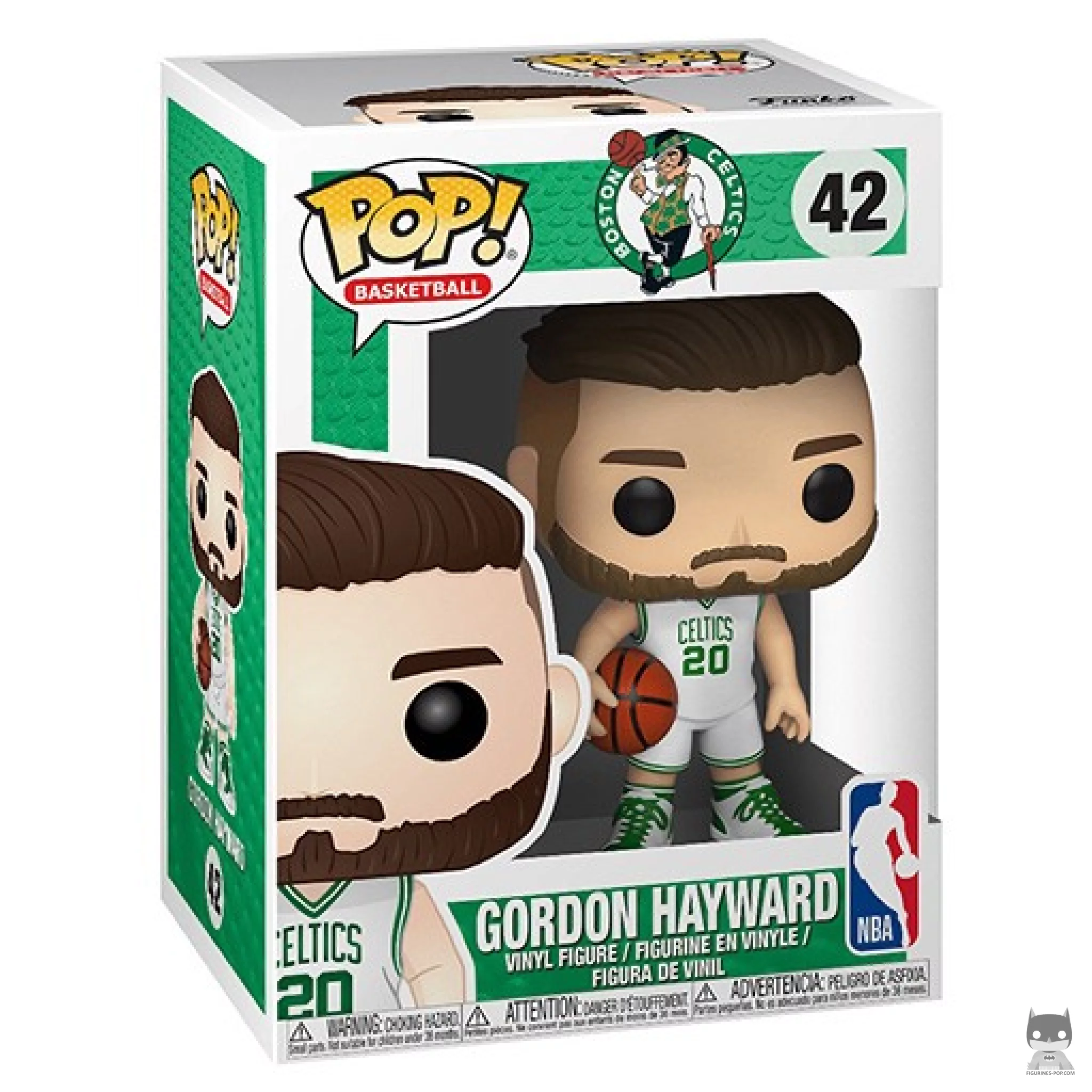 Figura Funko Pop! Gordon Hayward en su caja