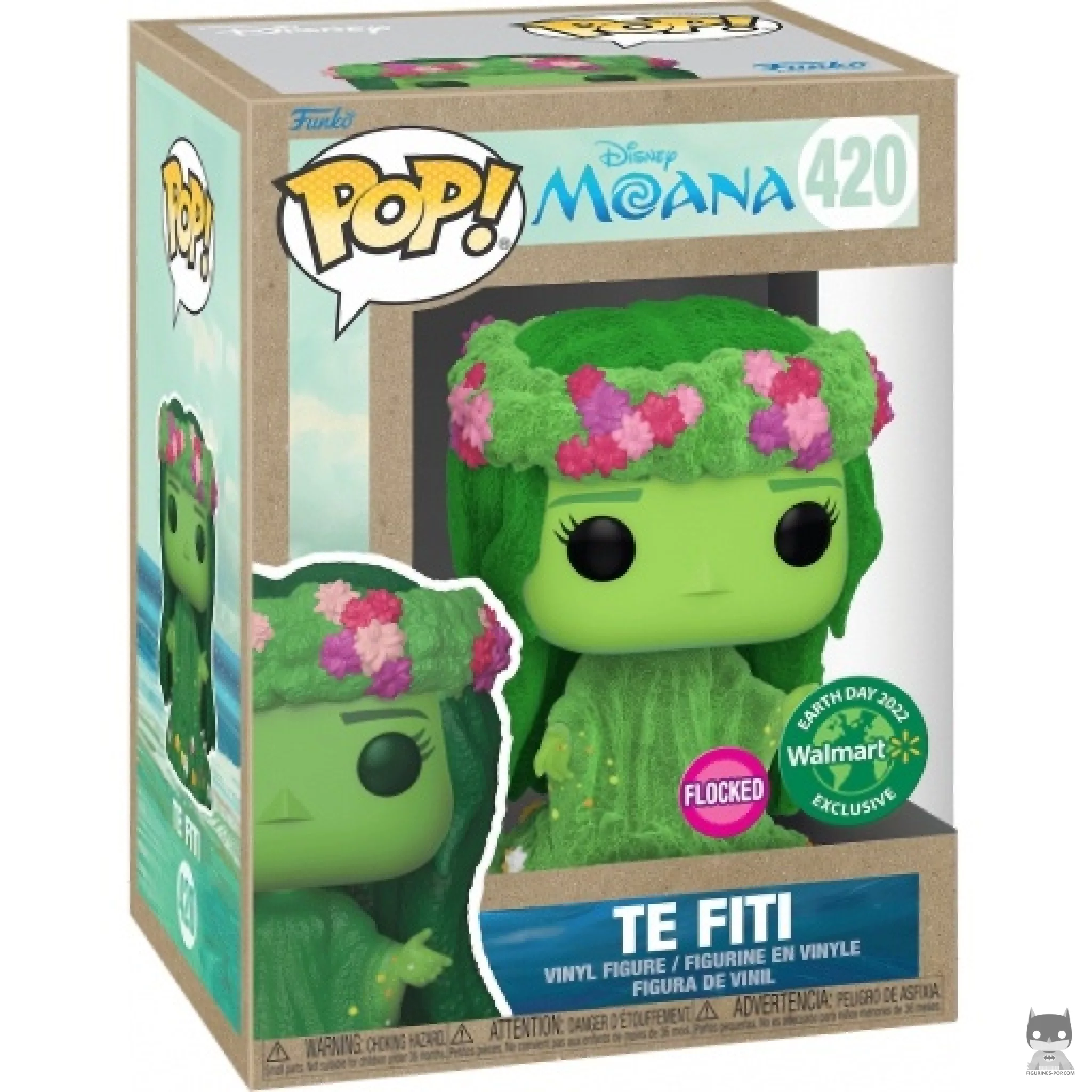 Figura Funko Pop! Te Fiti (Flocado) en su caja