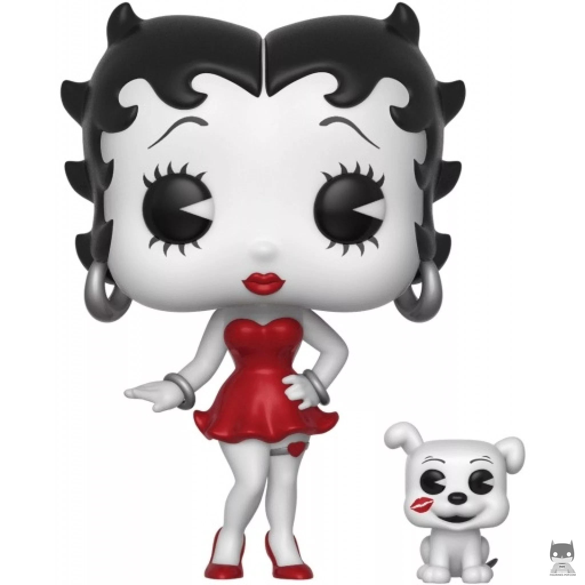 Figura Funko Pop! Betty Boop & Pudgy (Blanco y negro) (Chase) (Betty Boop)