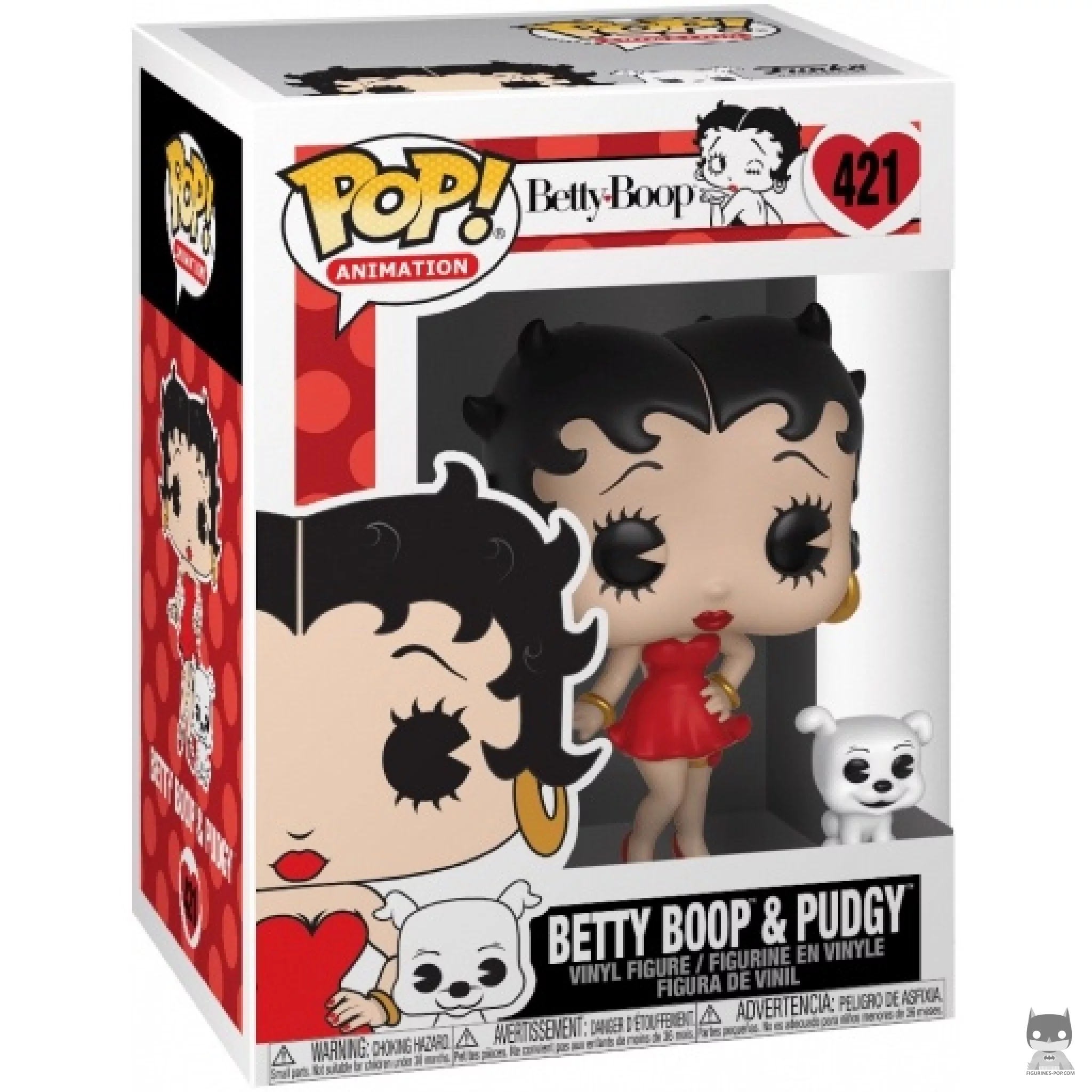 Figura Funko Pop! Betty Boop & Pudgy en su caja