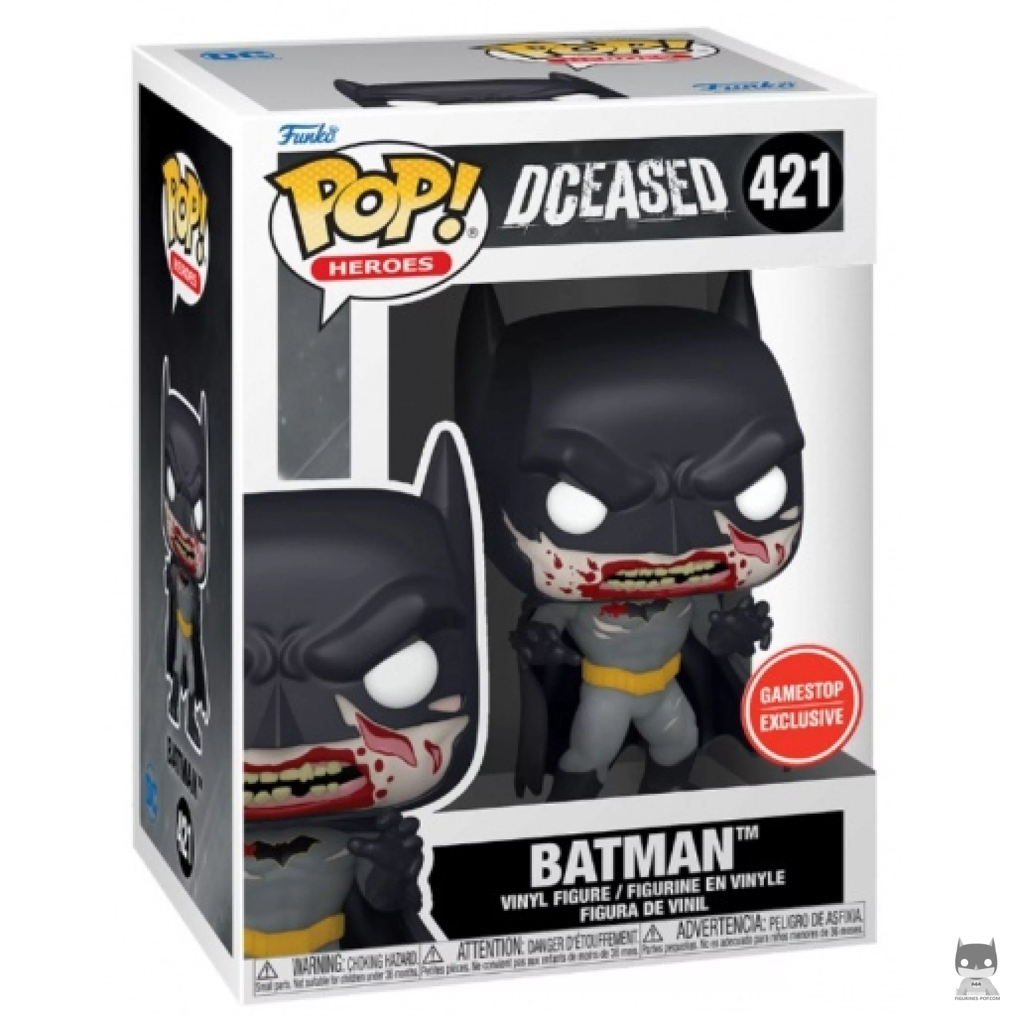 Figura Funko Pop! Batman (Ensangrentado) en su caja