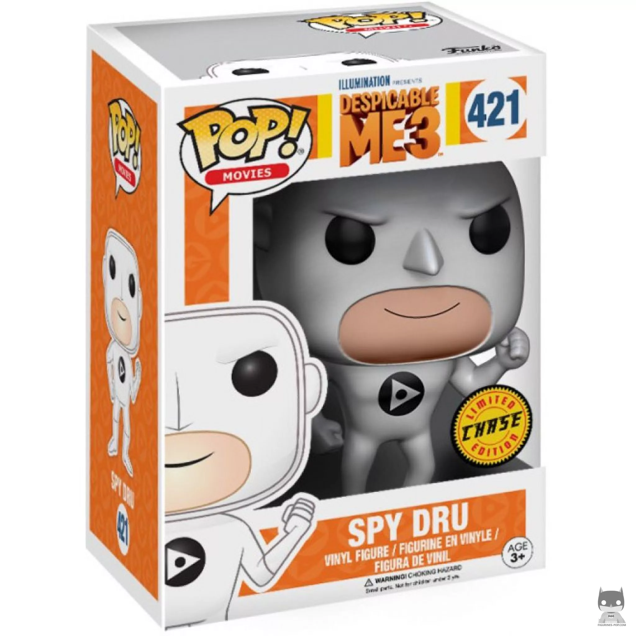 Figura Funko Pop! Gru espía (Chase) en su caja