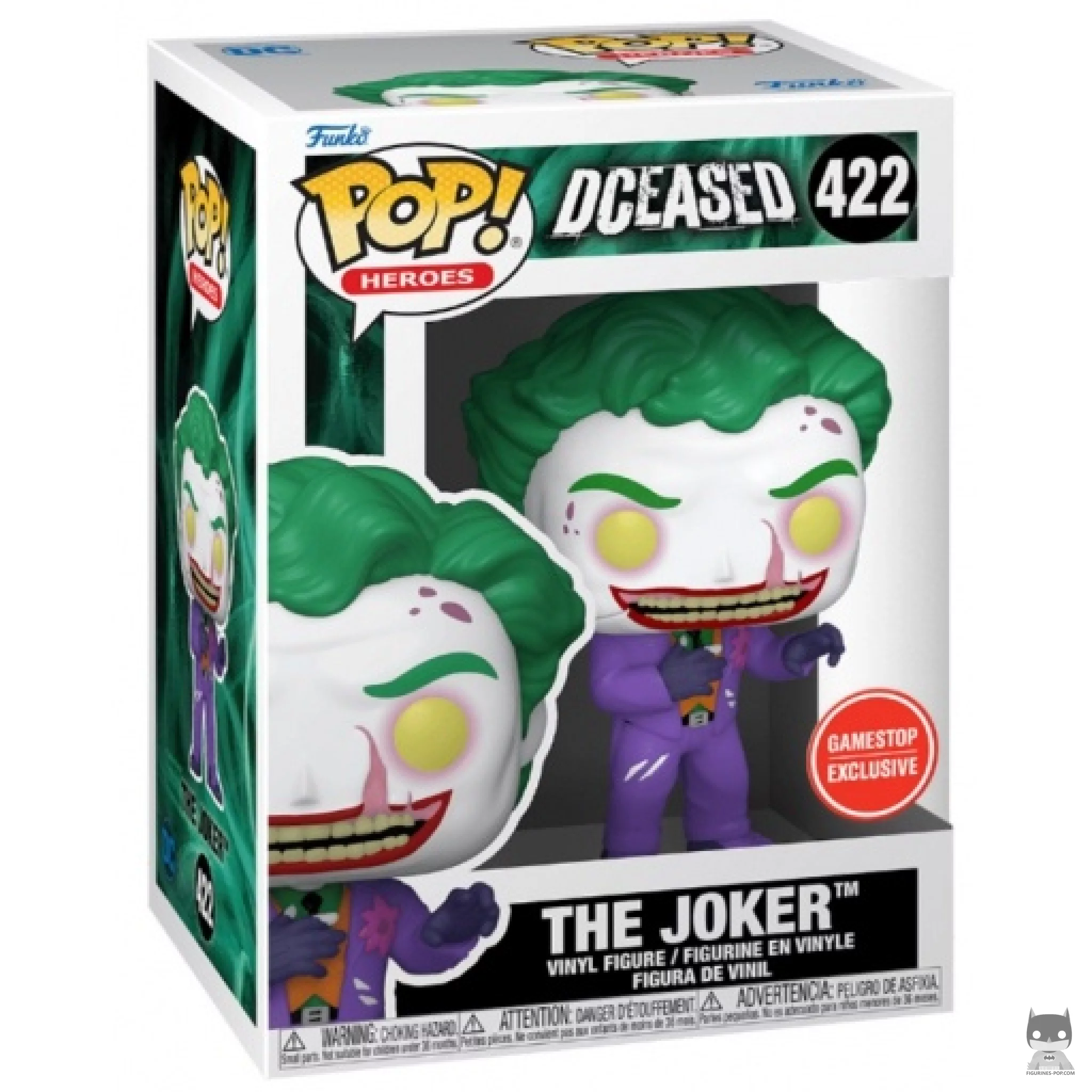 Figura Funko Pop! Joker (Ensangrentado) en su caja