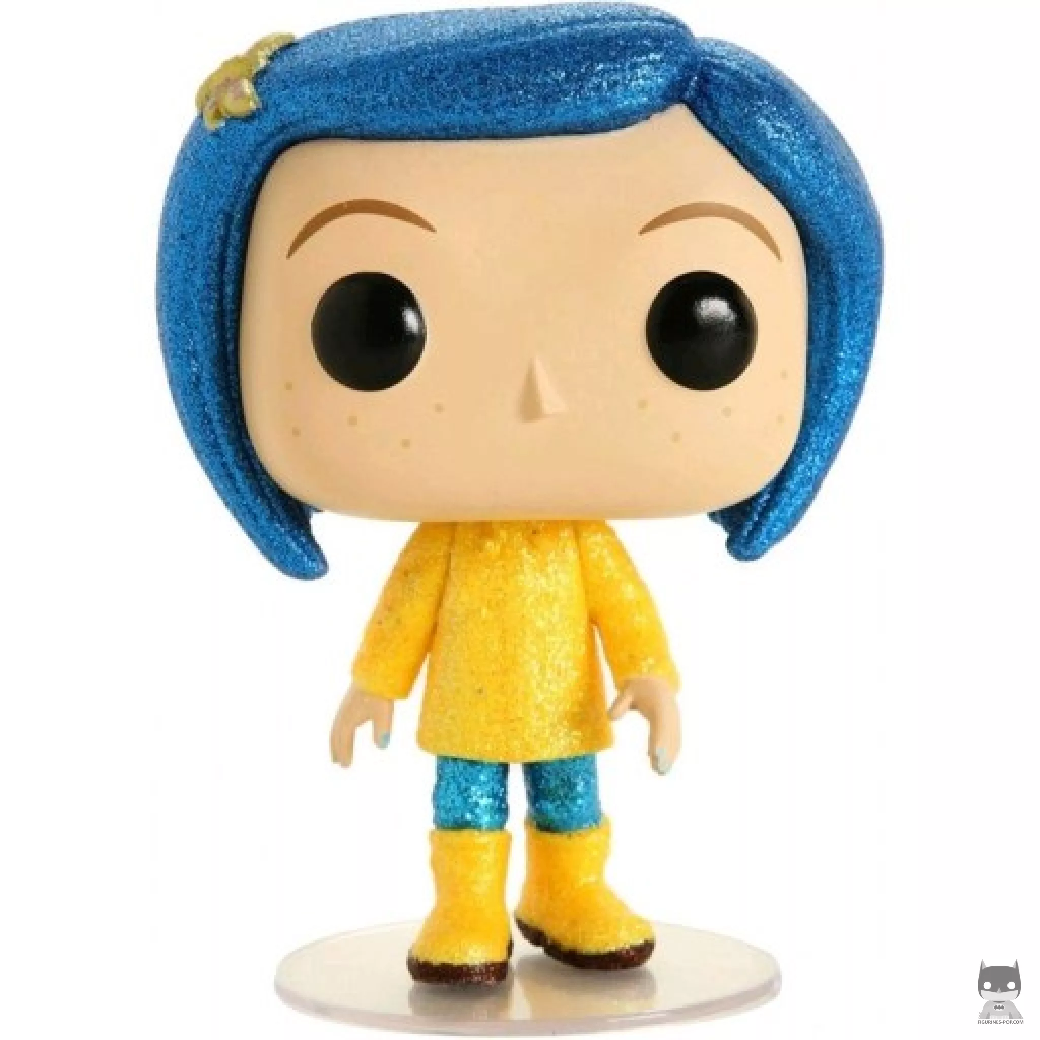 Figura Funko Pop! Coraline con chubasquero (Purpurina diamante) (Los mundos de Coraline)