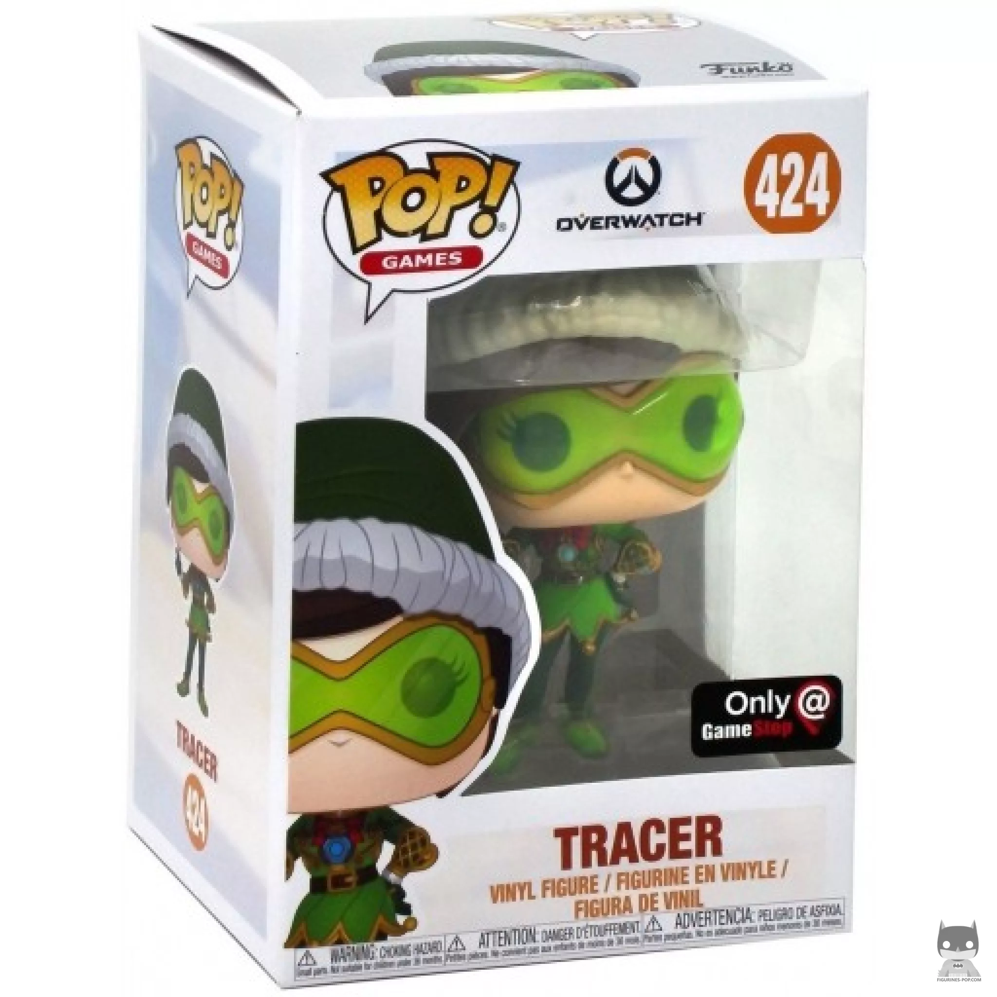 Figura Funko Pop! Tracer (Elfo) en su caja