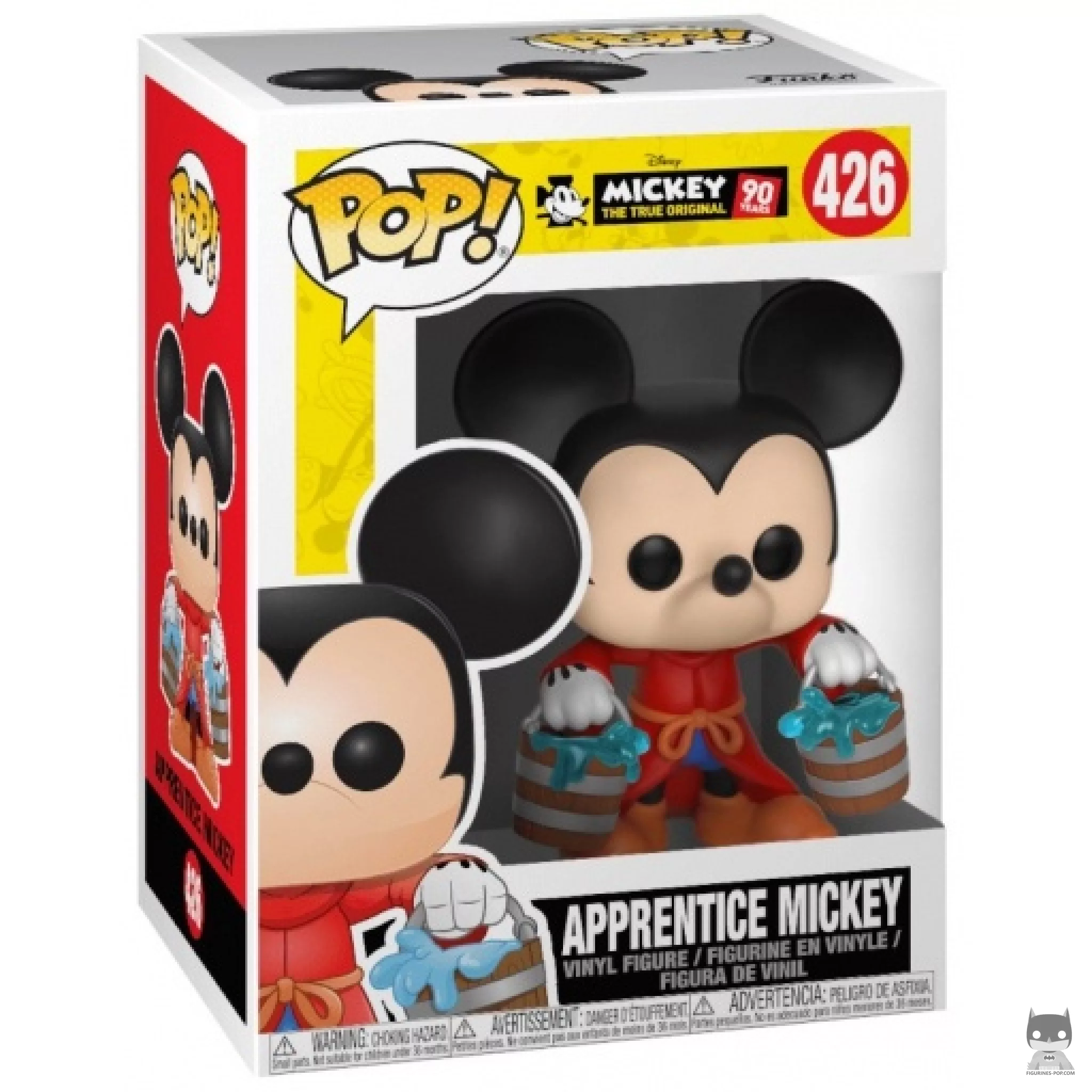 Figura Funko Pop! Mickey Mouse aprendiz en su caja
