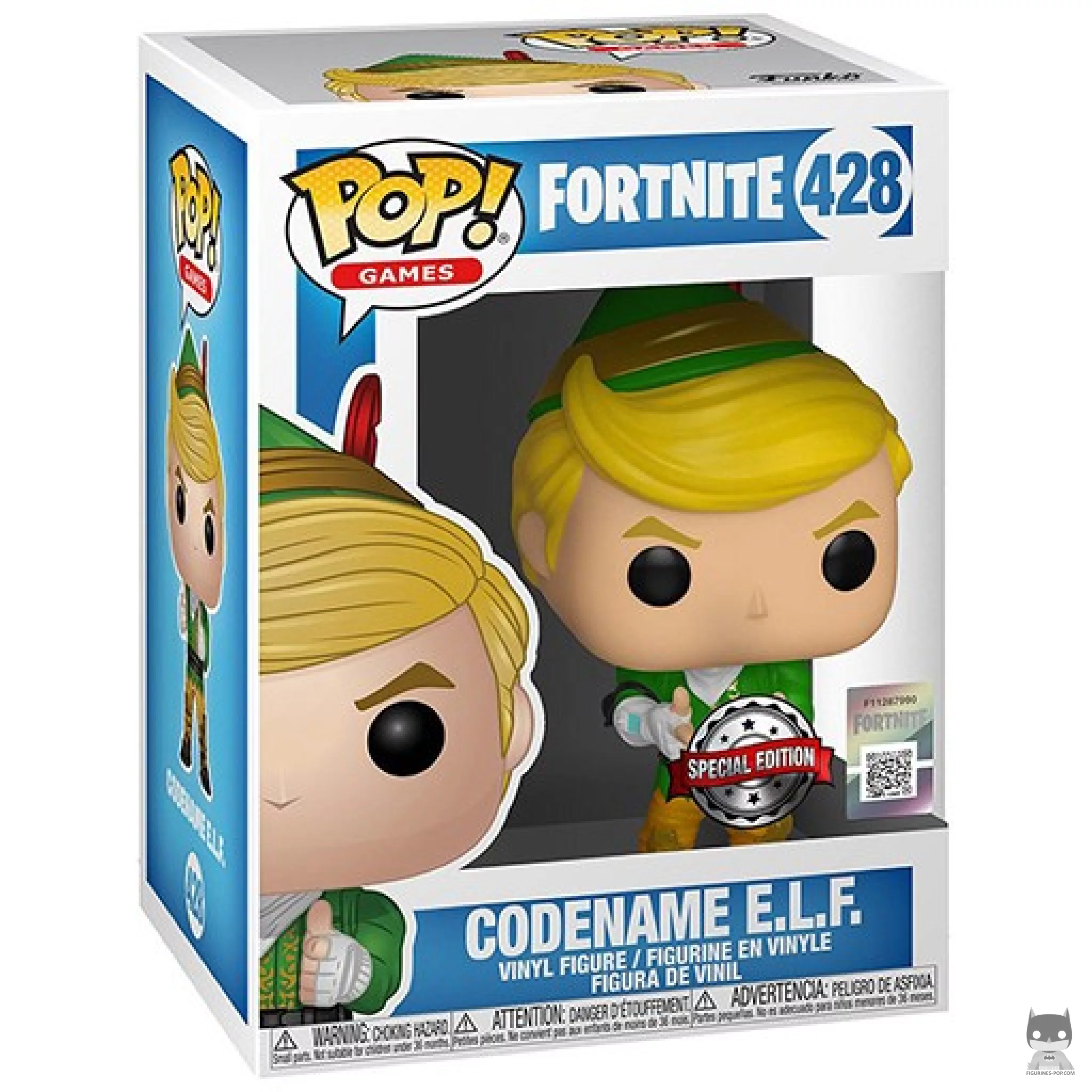 Figura Funko Pop! Nombre en clave: E.L.F. en su caja