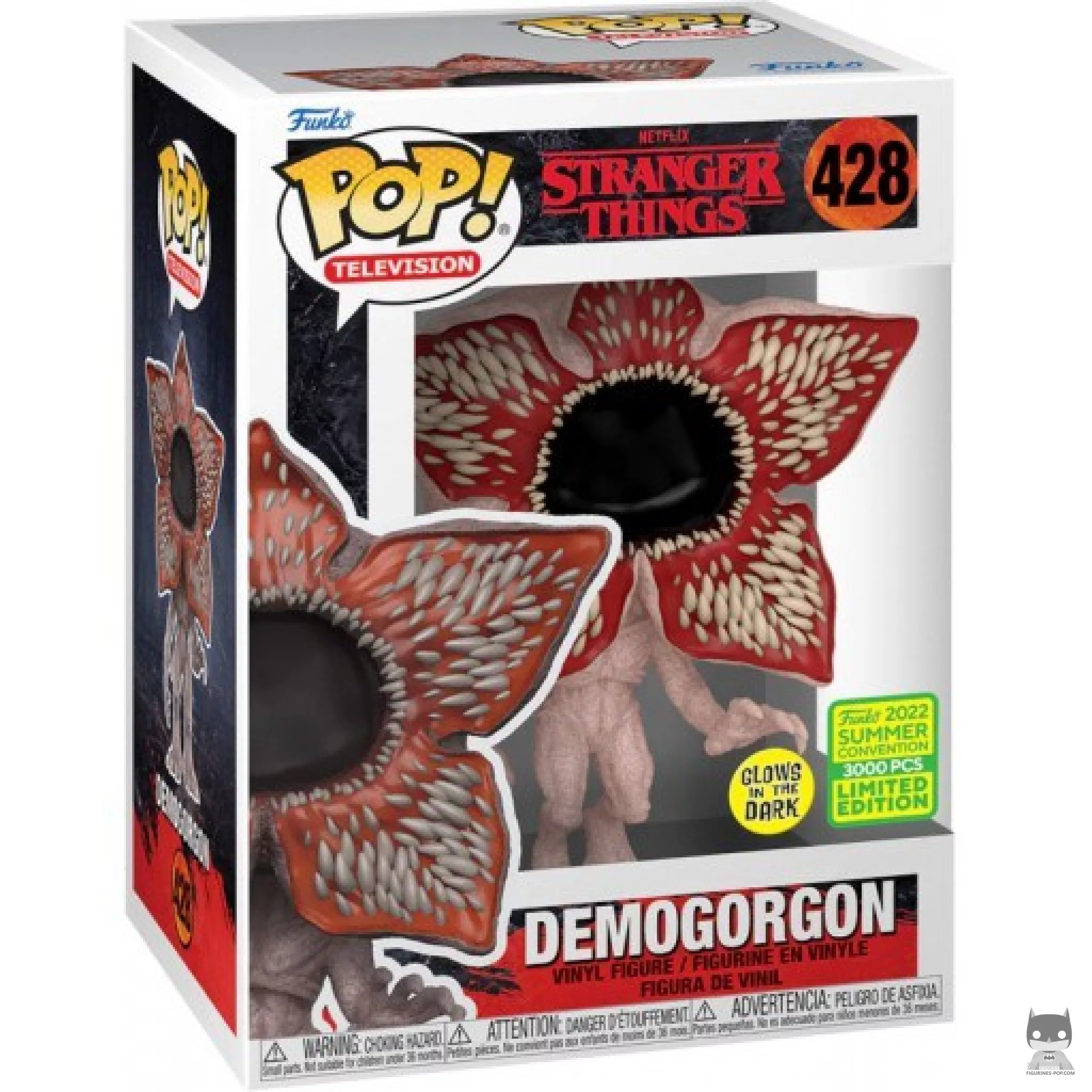 Figura Funko Pop! Demogorgon (Brilla en la oscuridad) en su caja