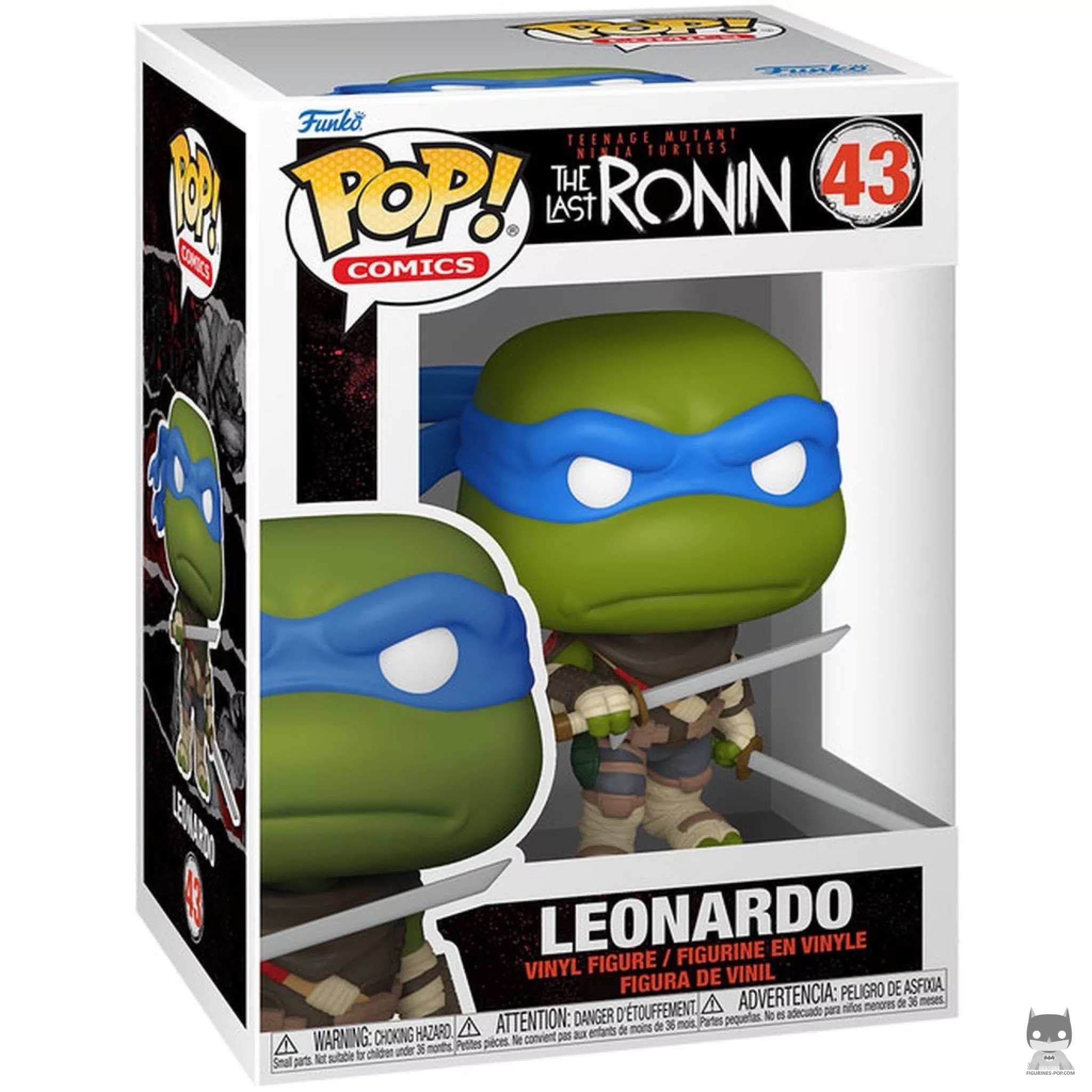 Figura Funko Pop! Leonardo en su caja
