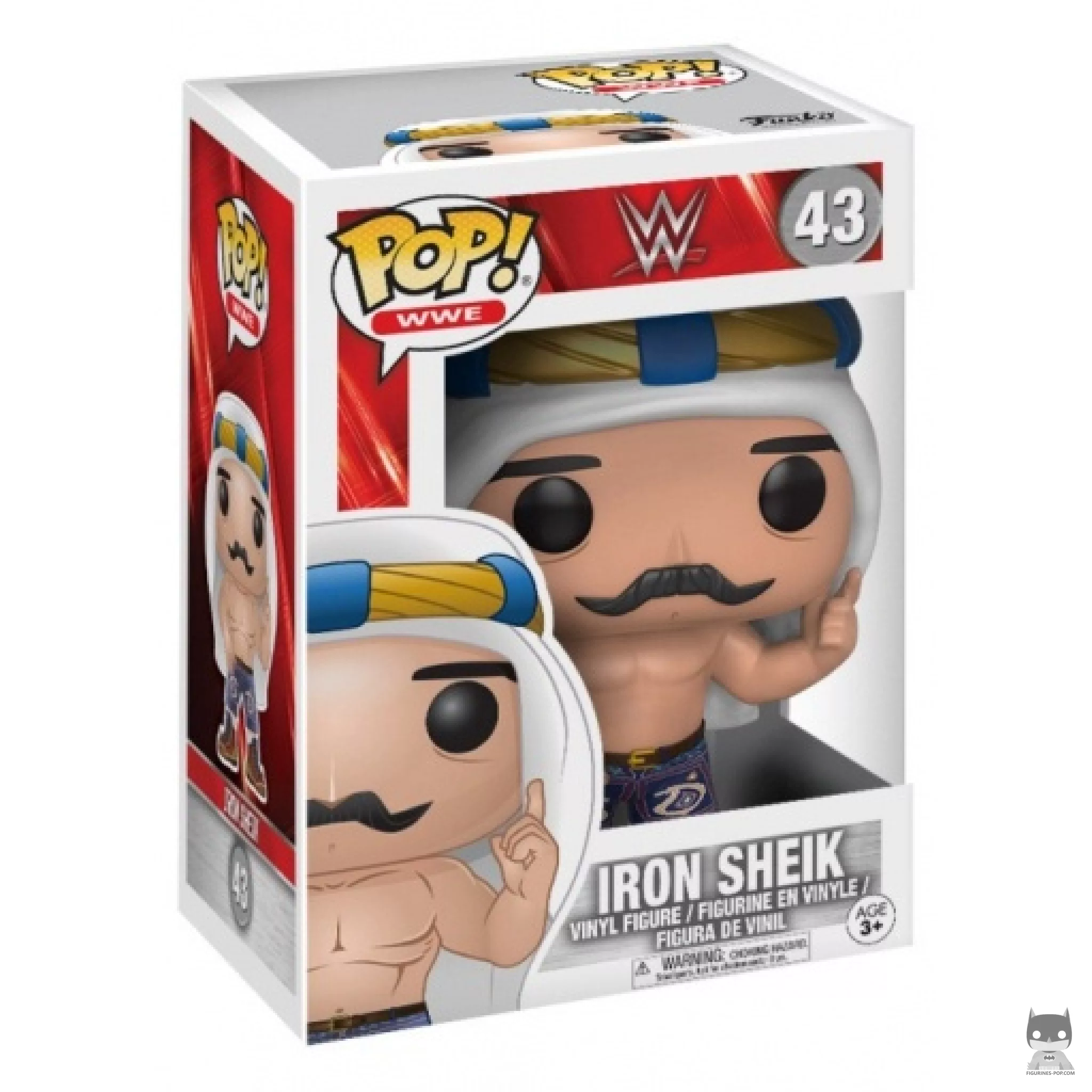 Figura Funko Pop! Iron Sheik en su caja