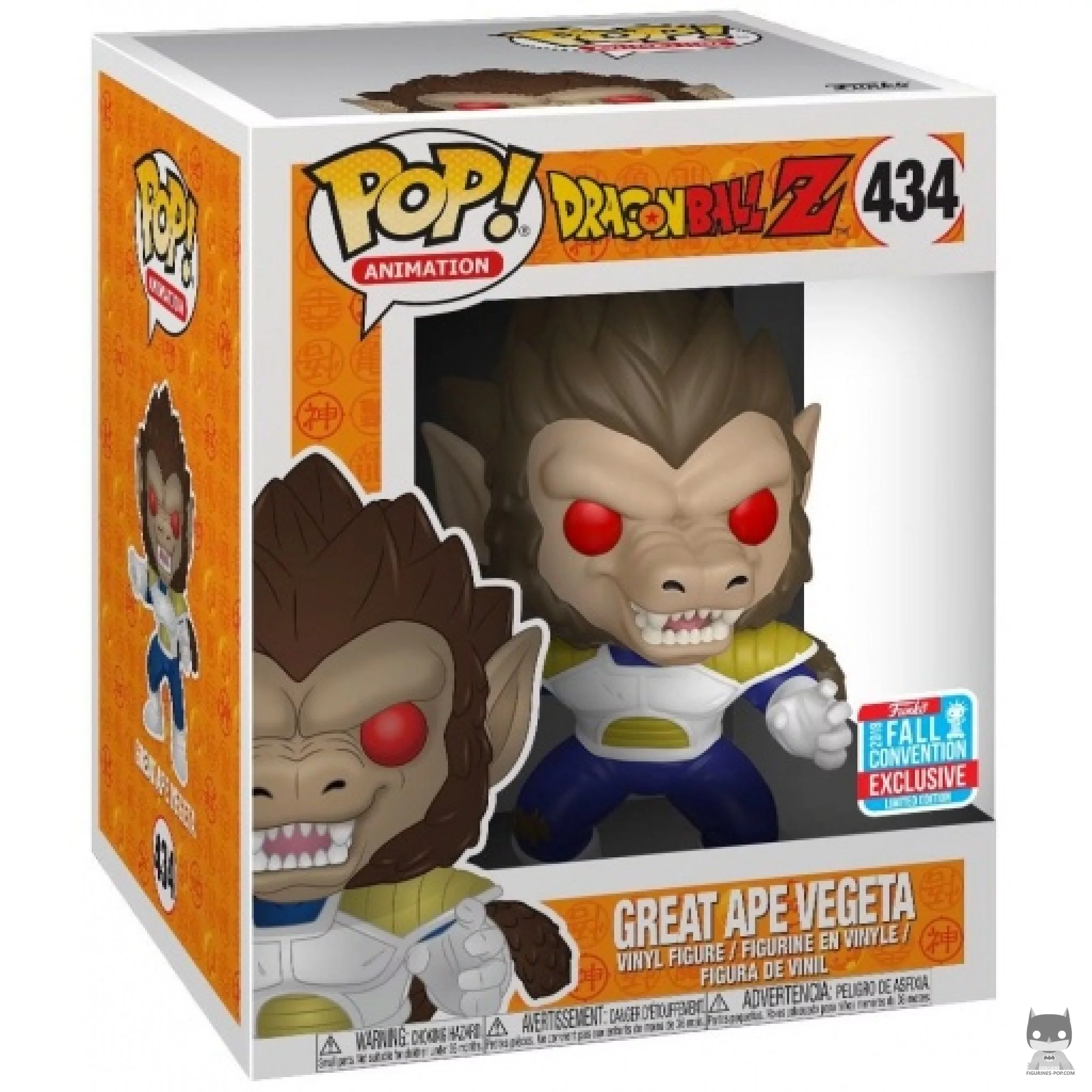 Figura Funko Pop! Vegeta Ozaru (Supersized) en su caja