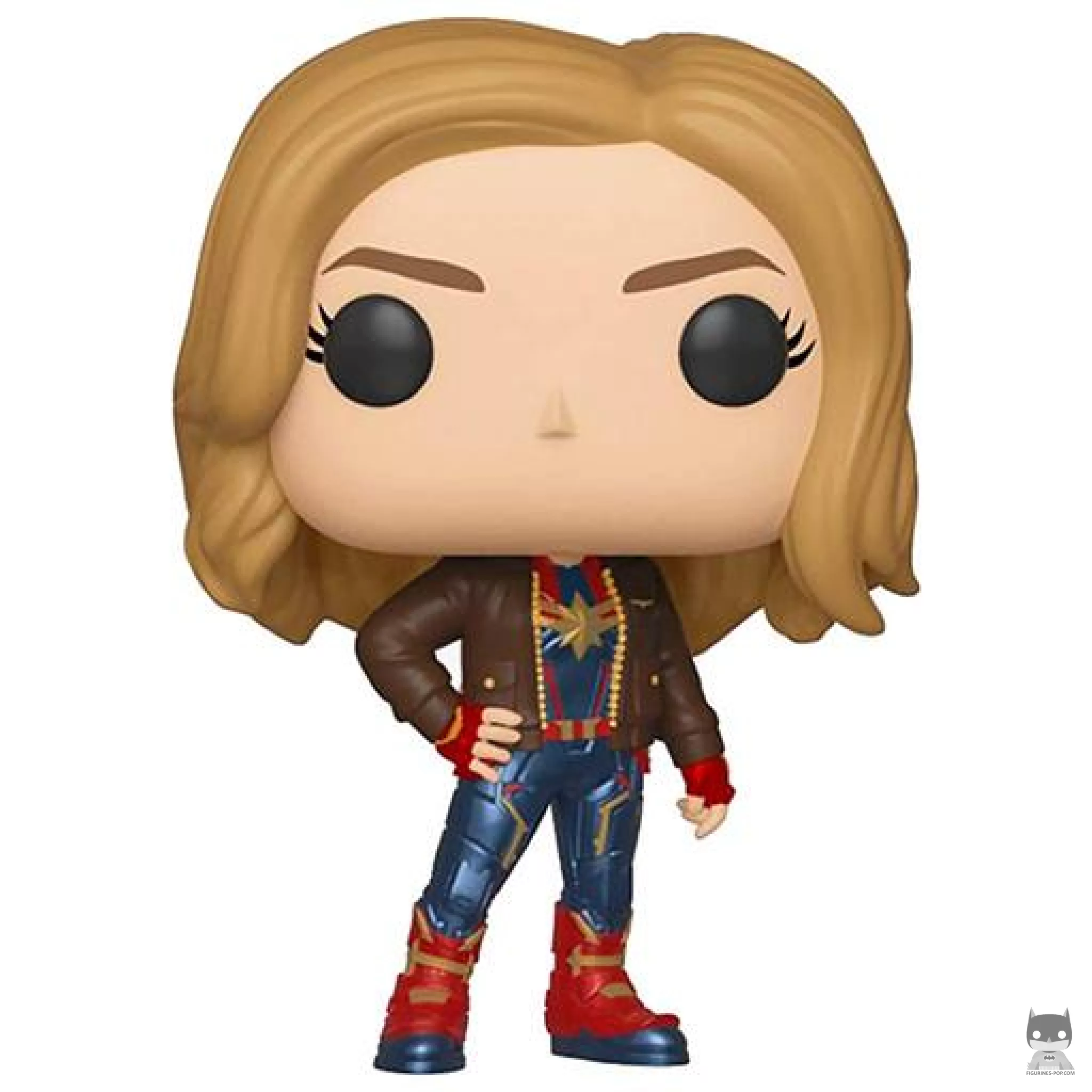 Figura Funko Pop! Capitana Marvel (Chaqueta marrón) (Captain Marvel)