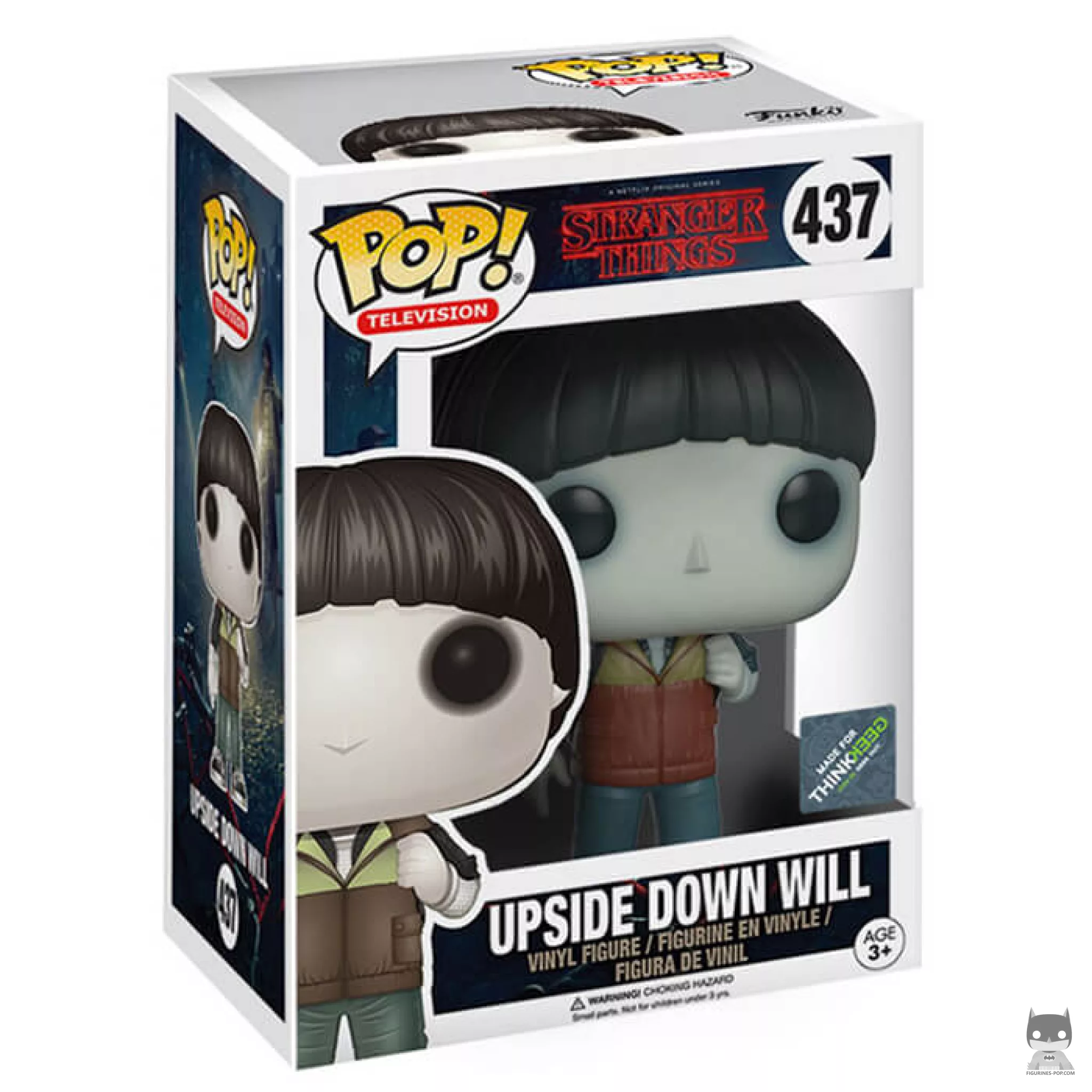 Figura Funko Pop! Will Byers en el Mundo del Revés en su caja