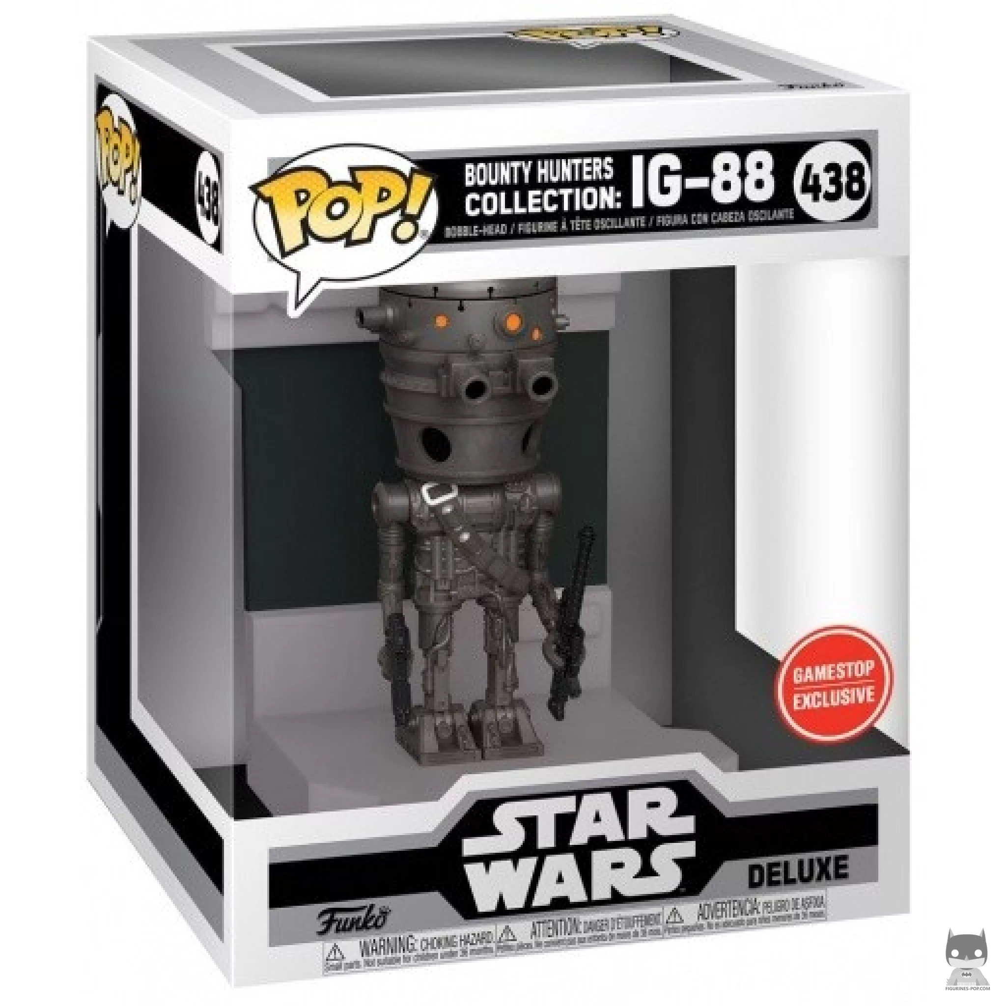 Figura Funko Pop! IG-88 (Metalizado) en su caja