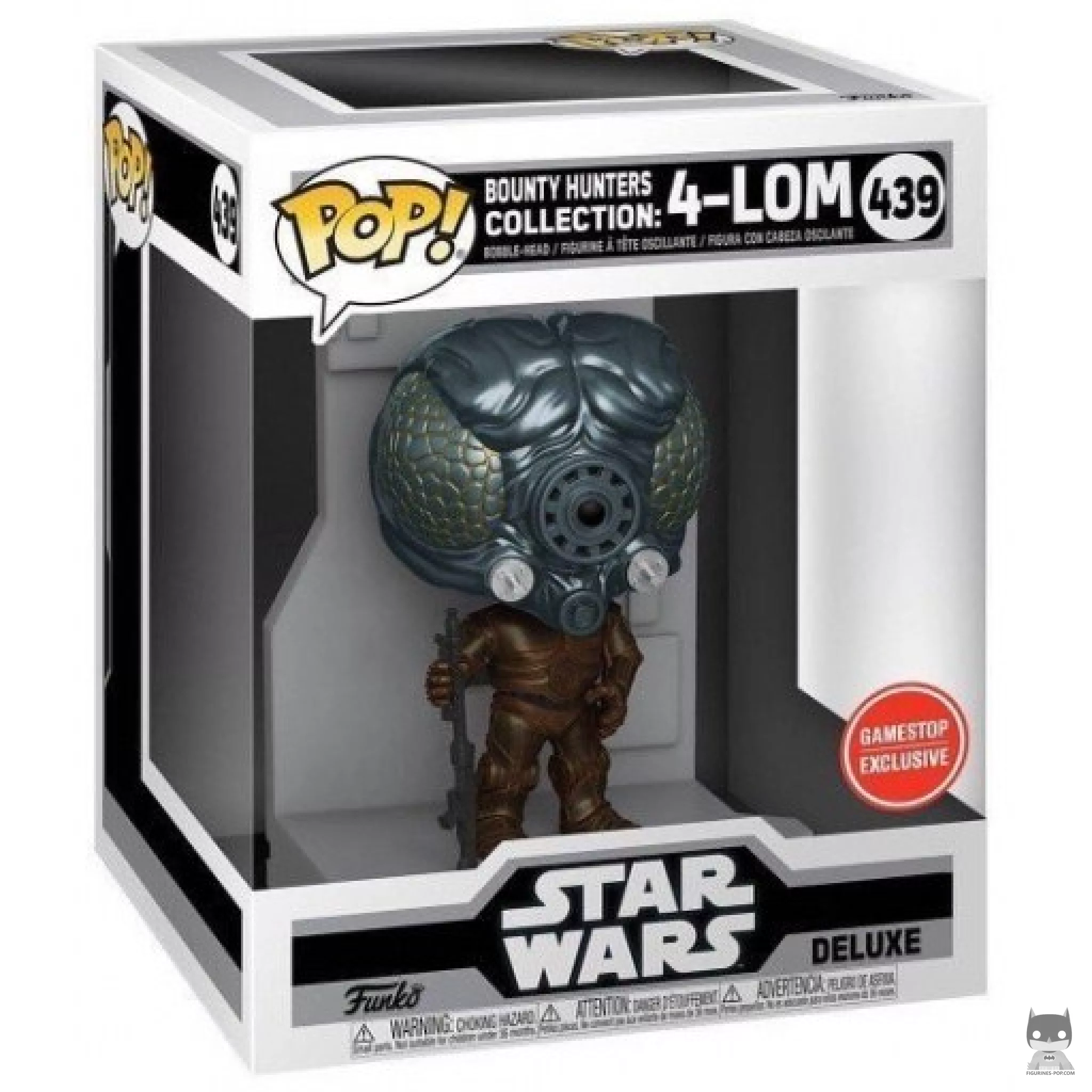 Figura Funko Pop! 4-LOM en su caja