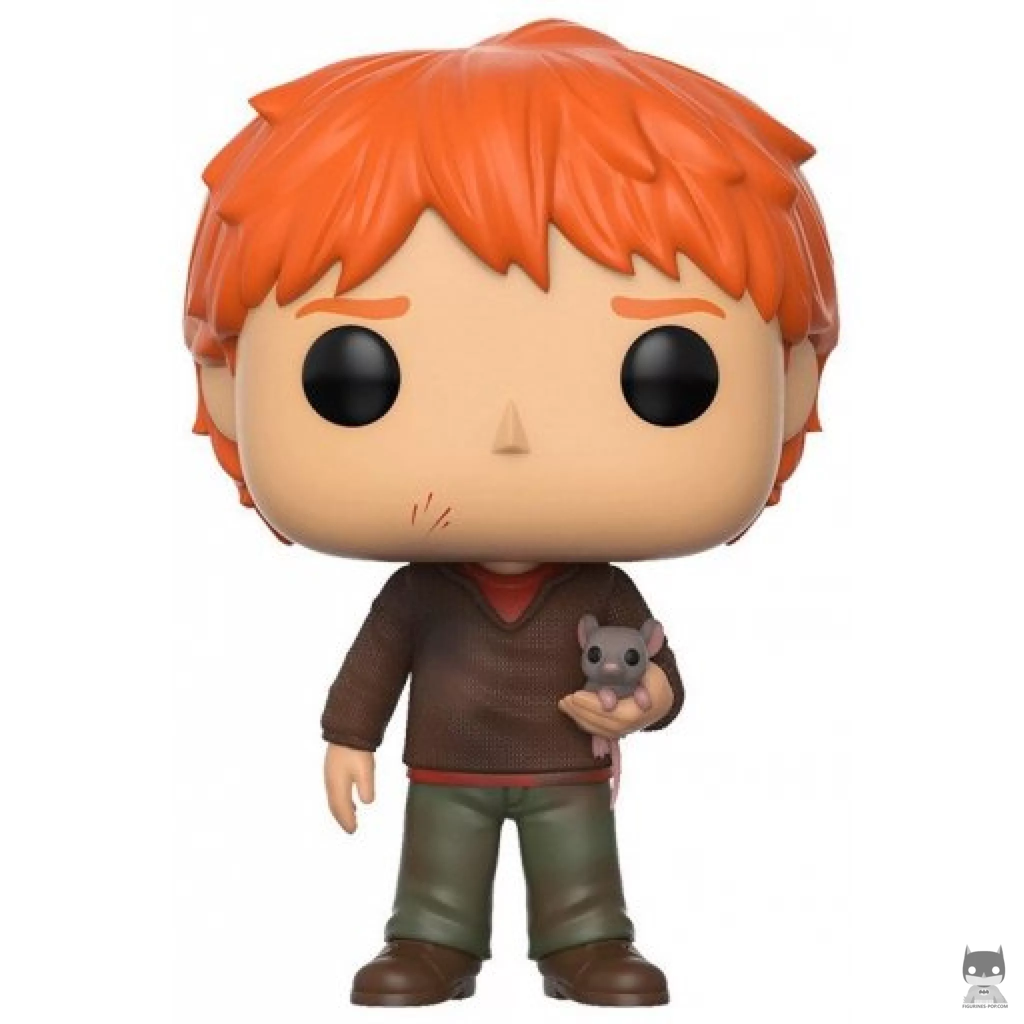 Figura Funko Pop! Ron Weasley con Scabbers (Harry Potter)