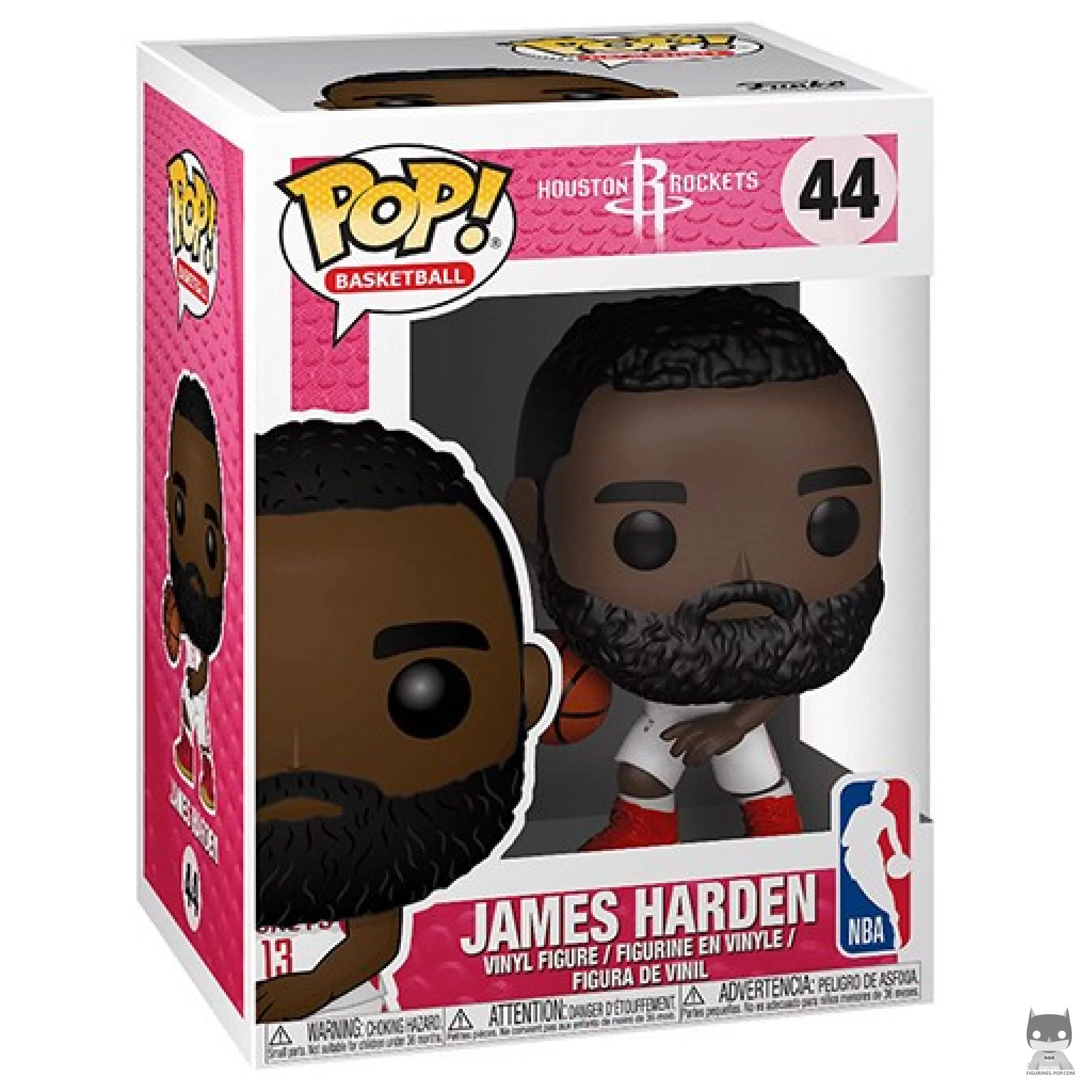 Figura Funko Pop! James Harden en su caja