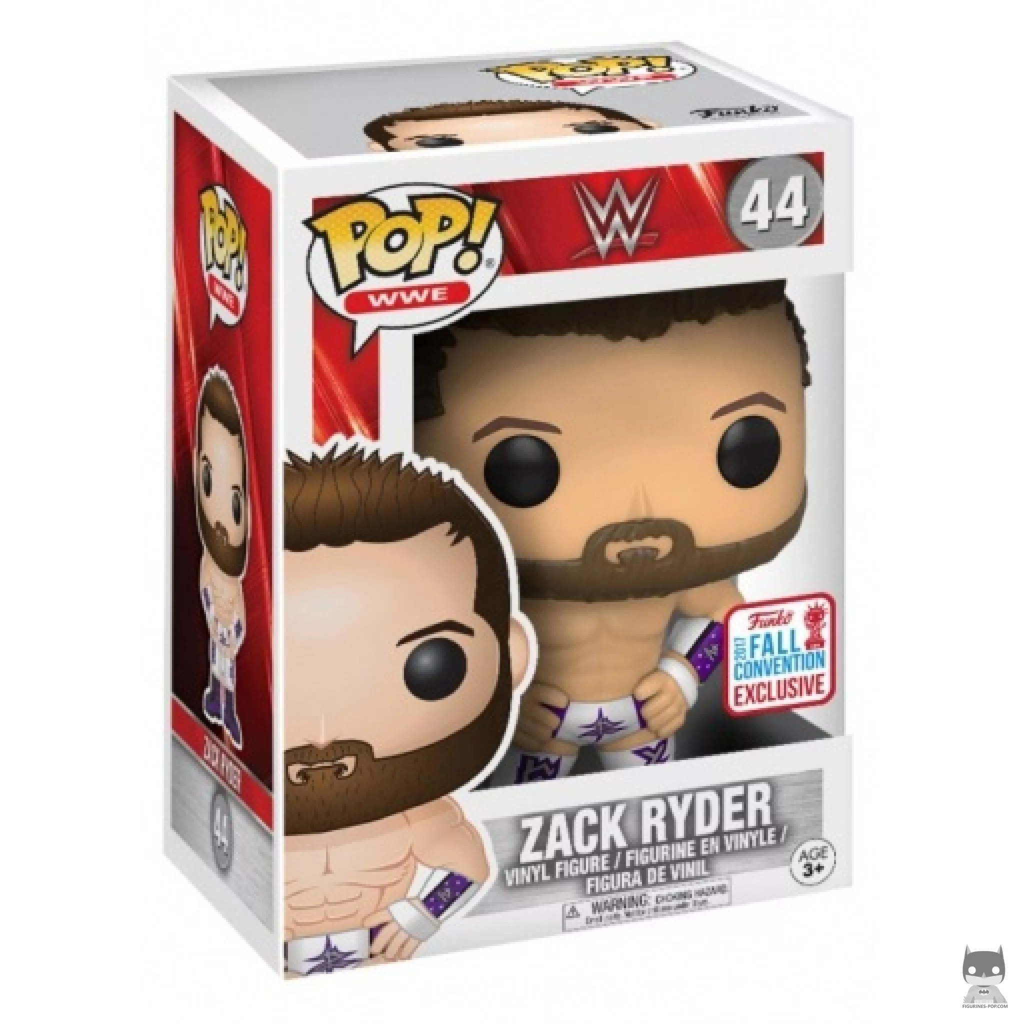 Figura Funko Pop! Zack Ryder en su caja