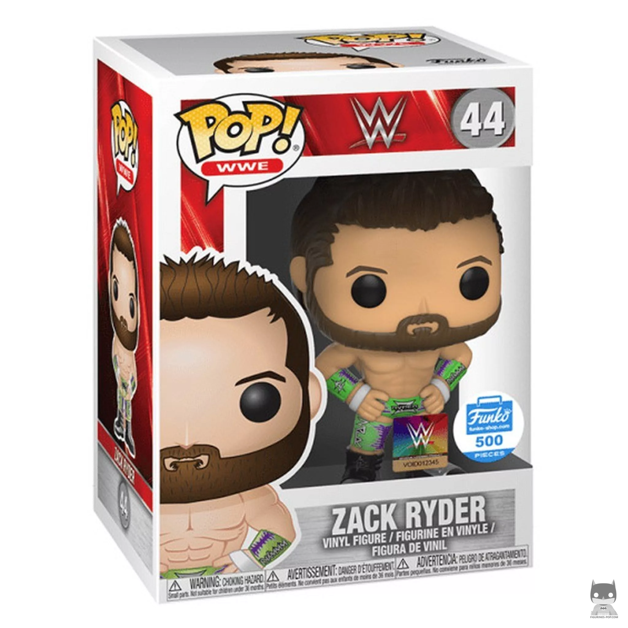Figura Funko Pop! Zack Ryder en su caja