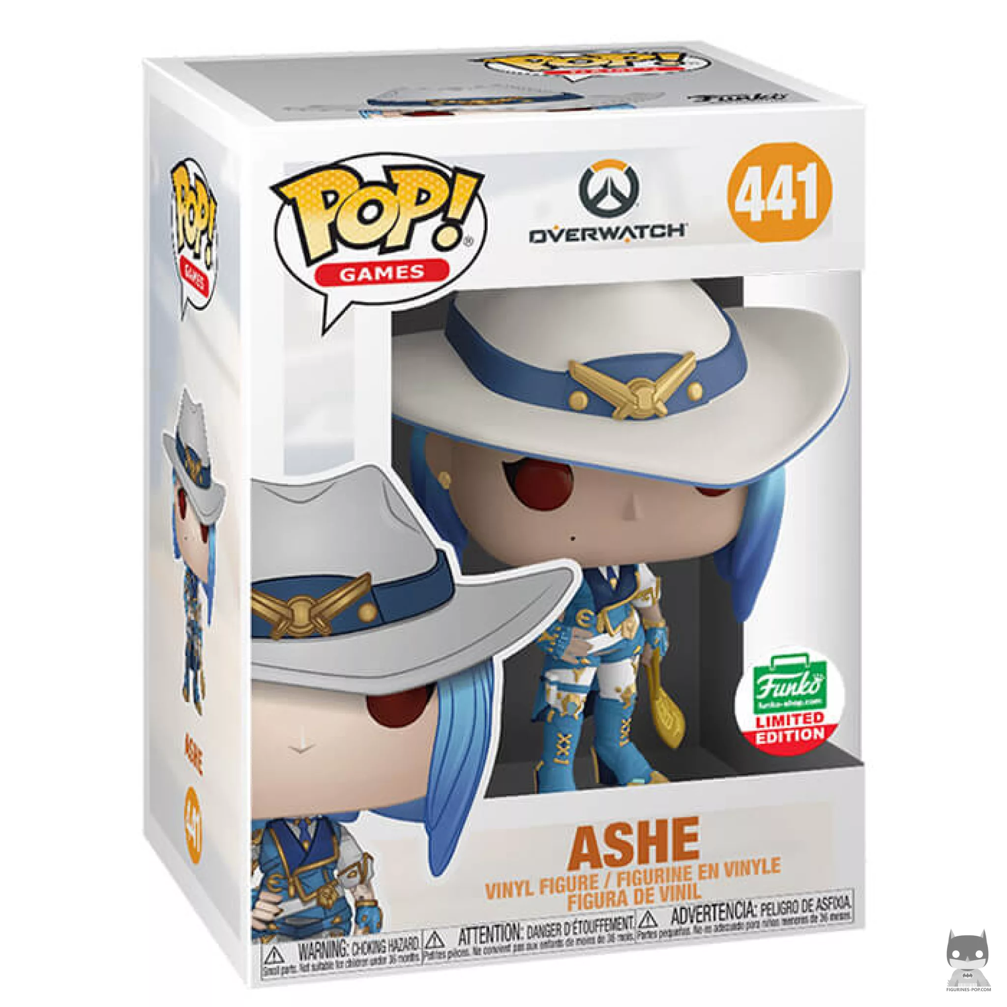 Figura Funko Pop! Ashe (Aspecto de invierno) en su caja