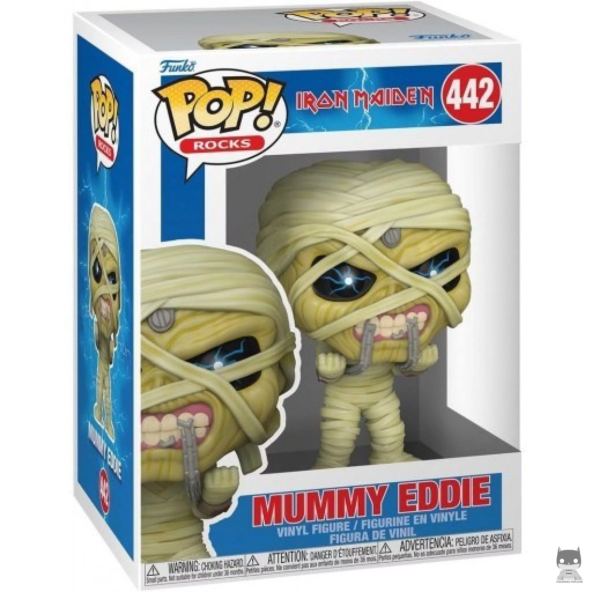 Figura Funko Pop! Eddie momia en su caja