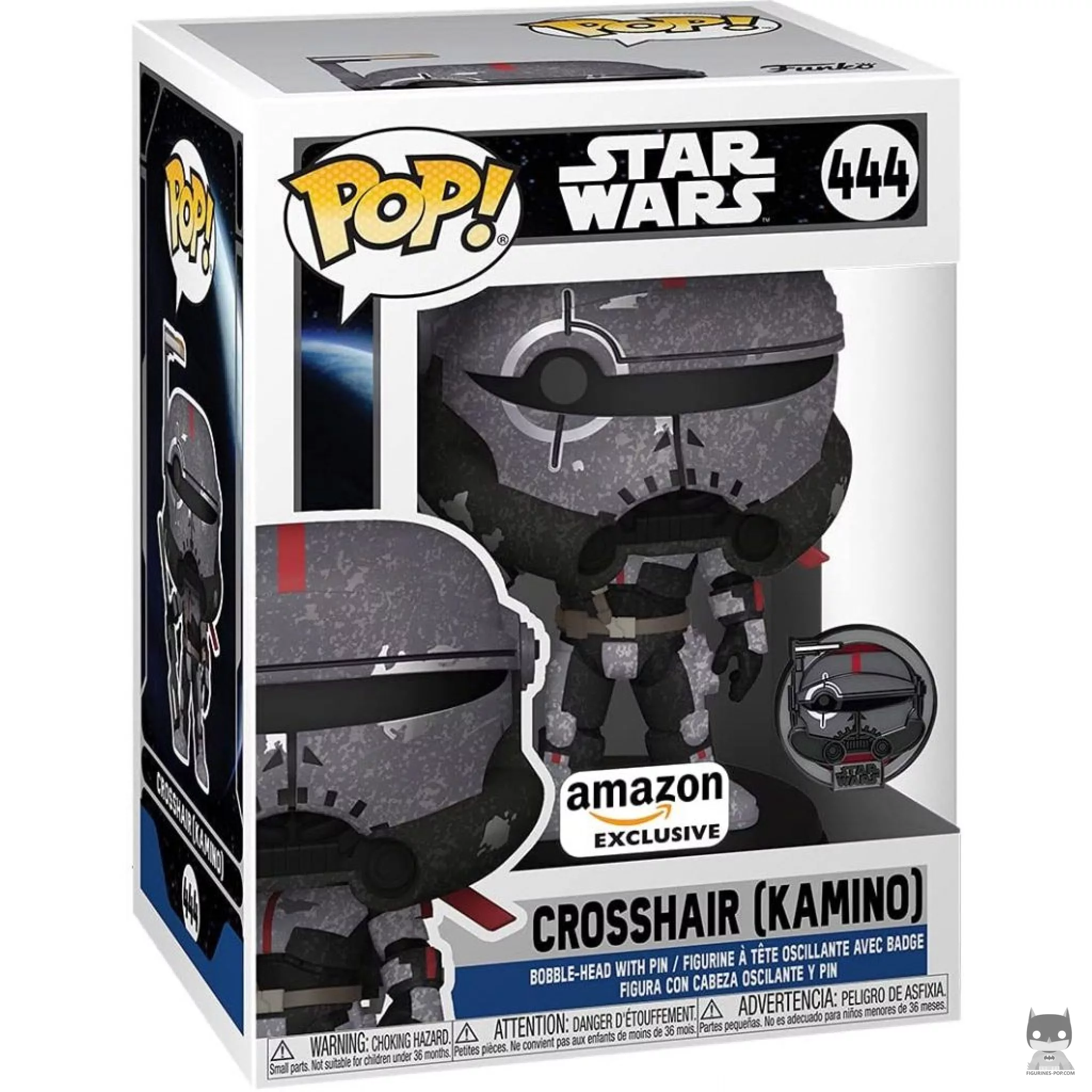 Figura Funko Pop! Crosshair (Kamino) en su caja