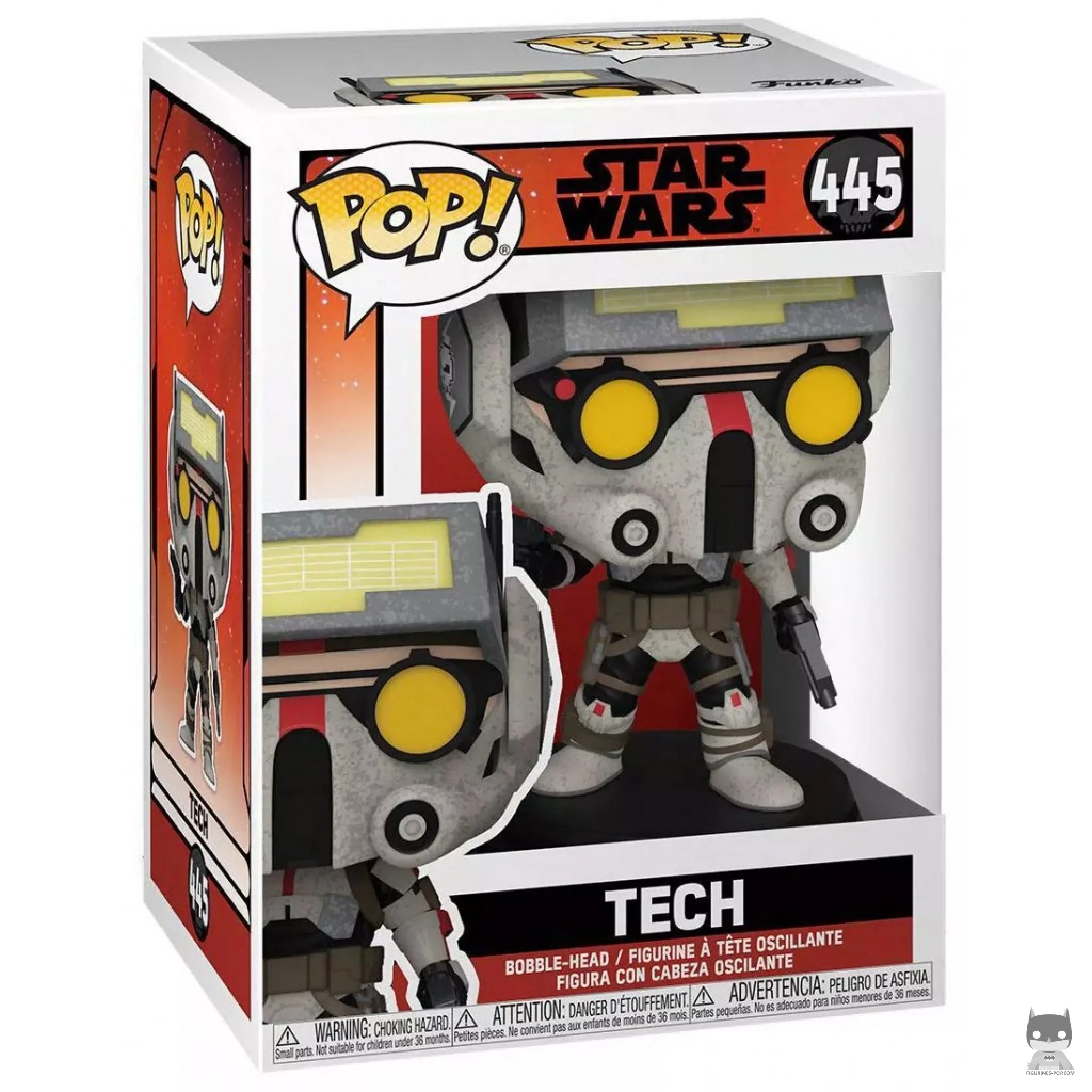 Figura Funko Pop! Tech en su caja