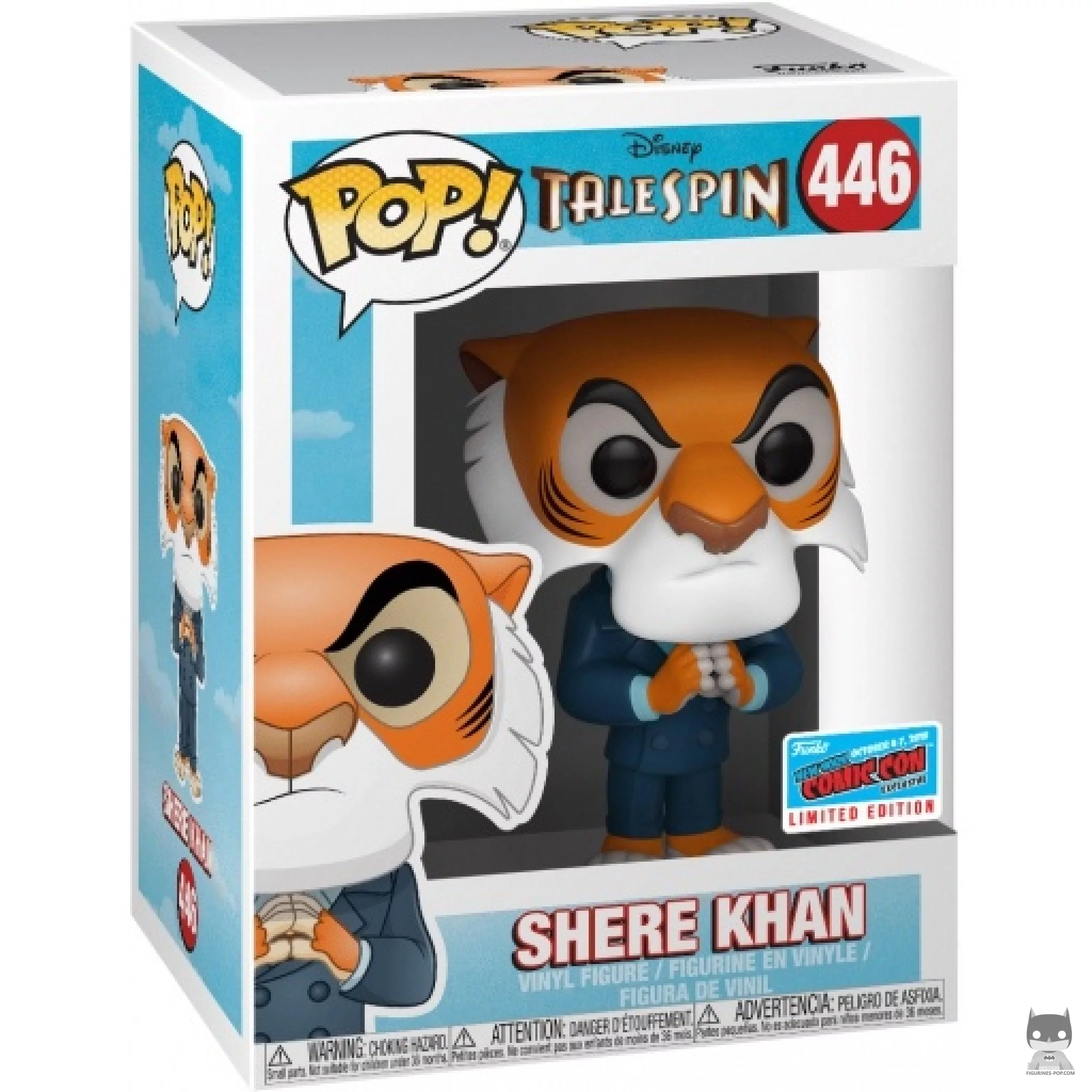 Figura Funko Pop! Shere Khan con las manos juntas en su caja