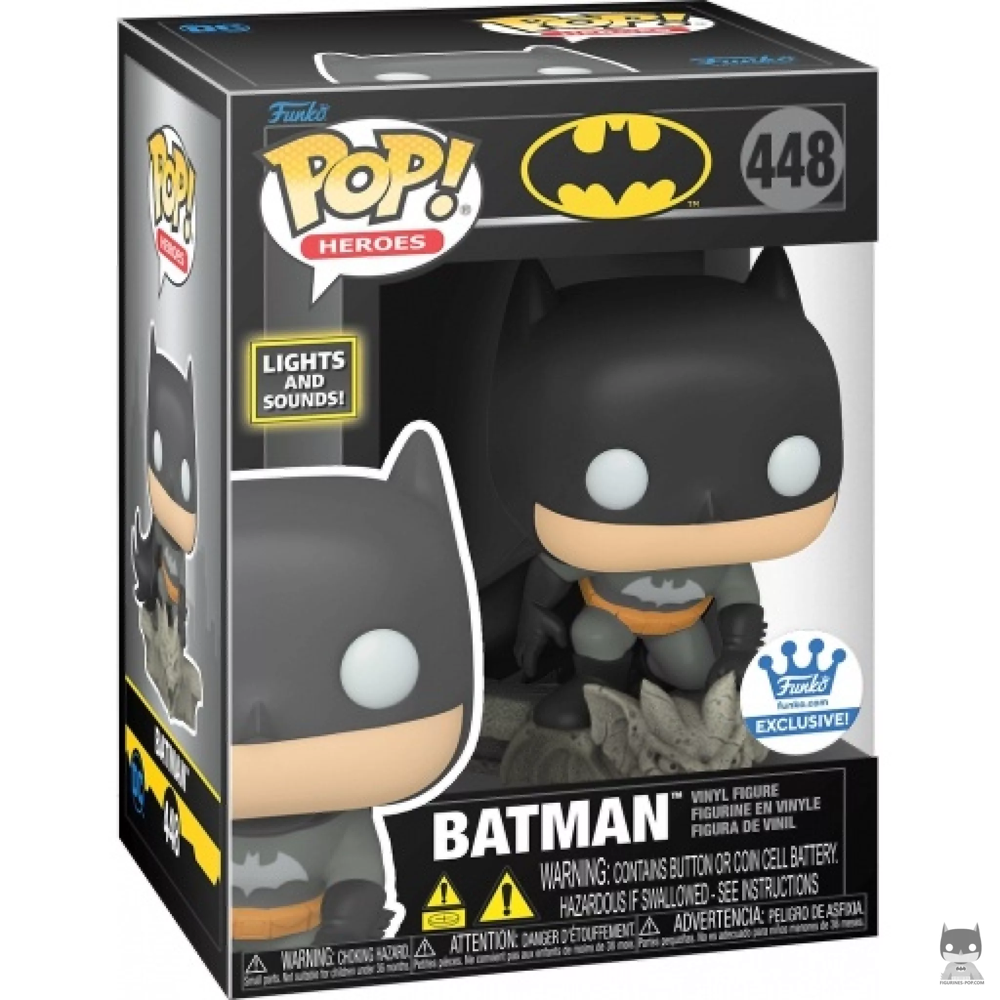 Figura Funko Pop! Batman (Luces y sonido) en su caja