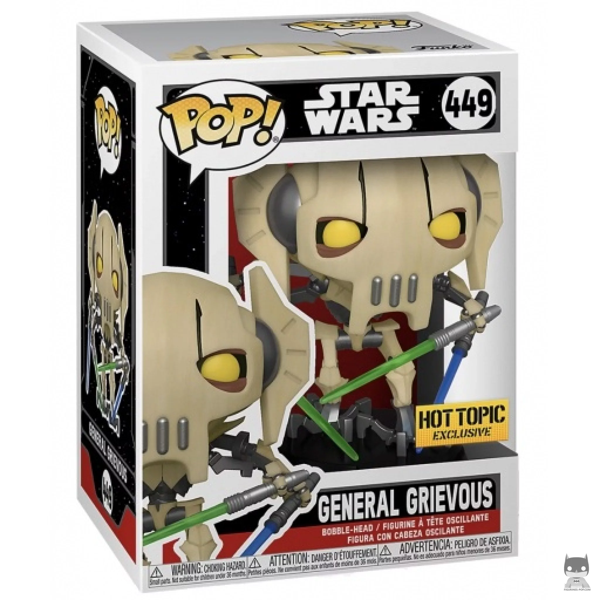Figura Funko Pop! General Grievous en su caja