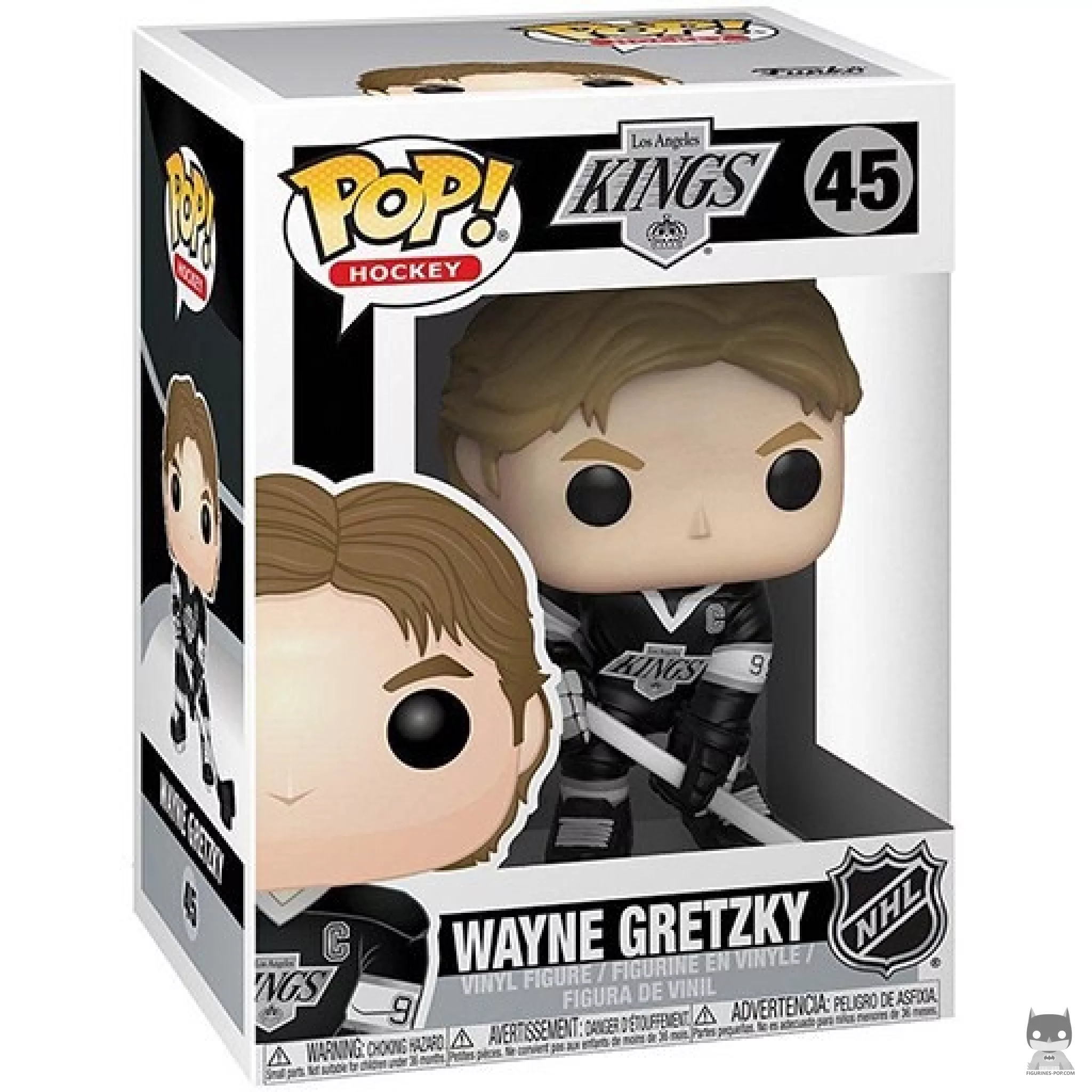 Figura Funko Pop! Wayne Gretzky (Kings) en su caja