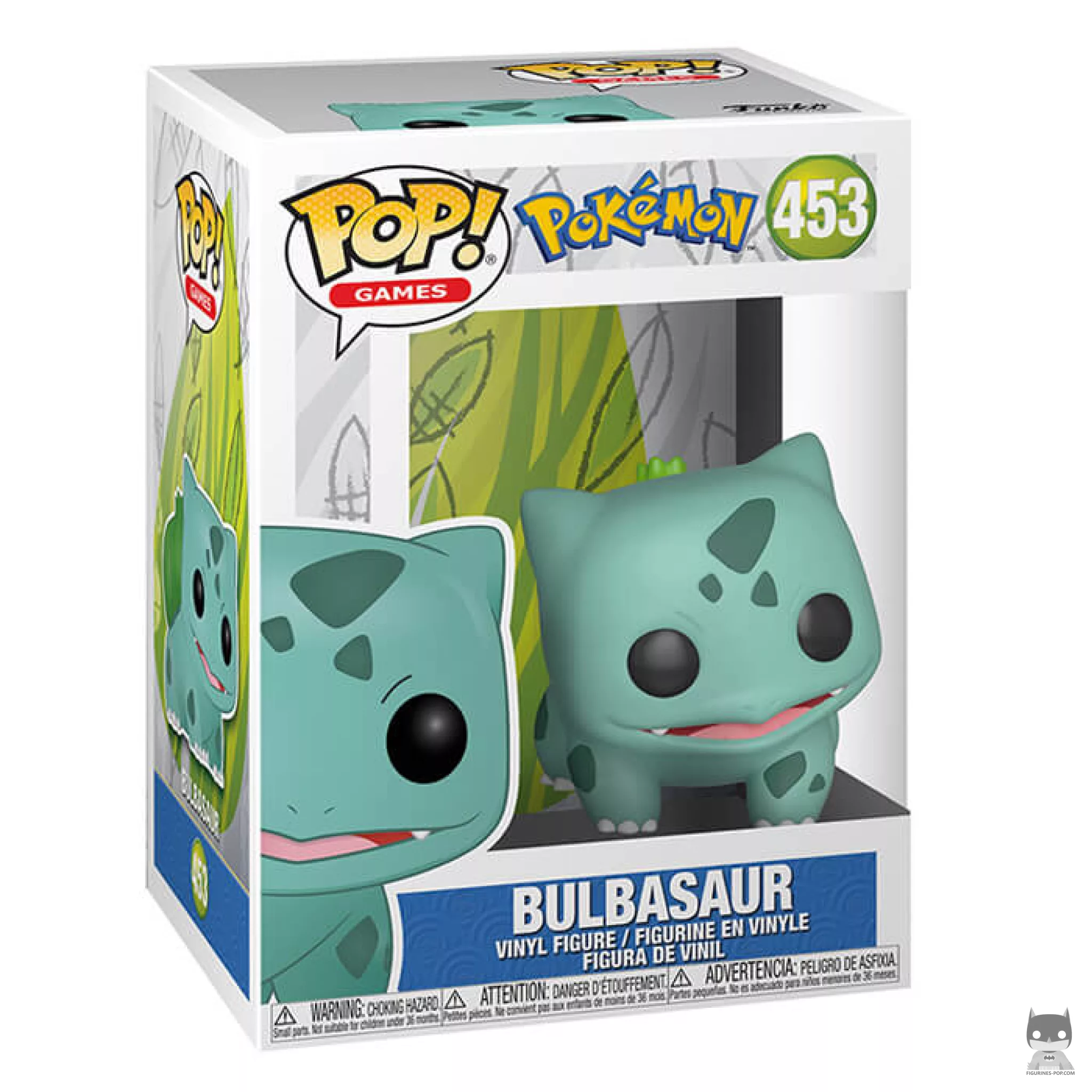 Figura Funko Pop! Bulbasaur en su caja