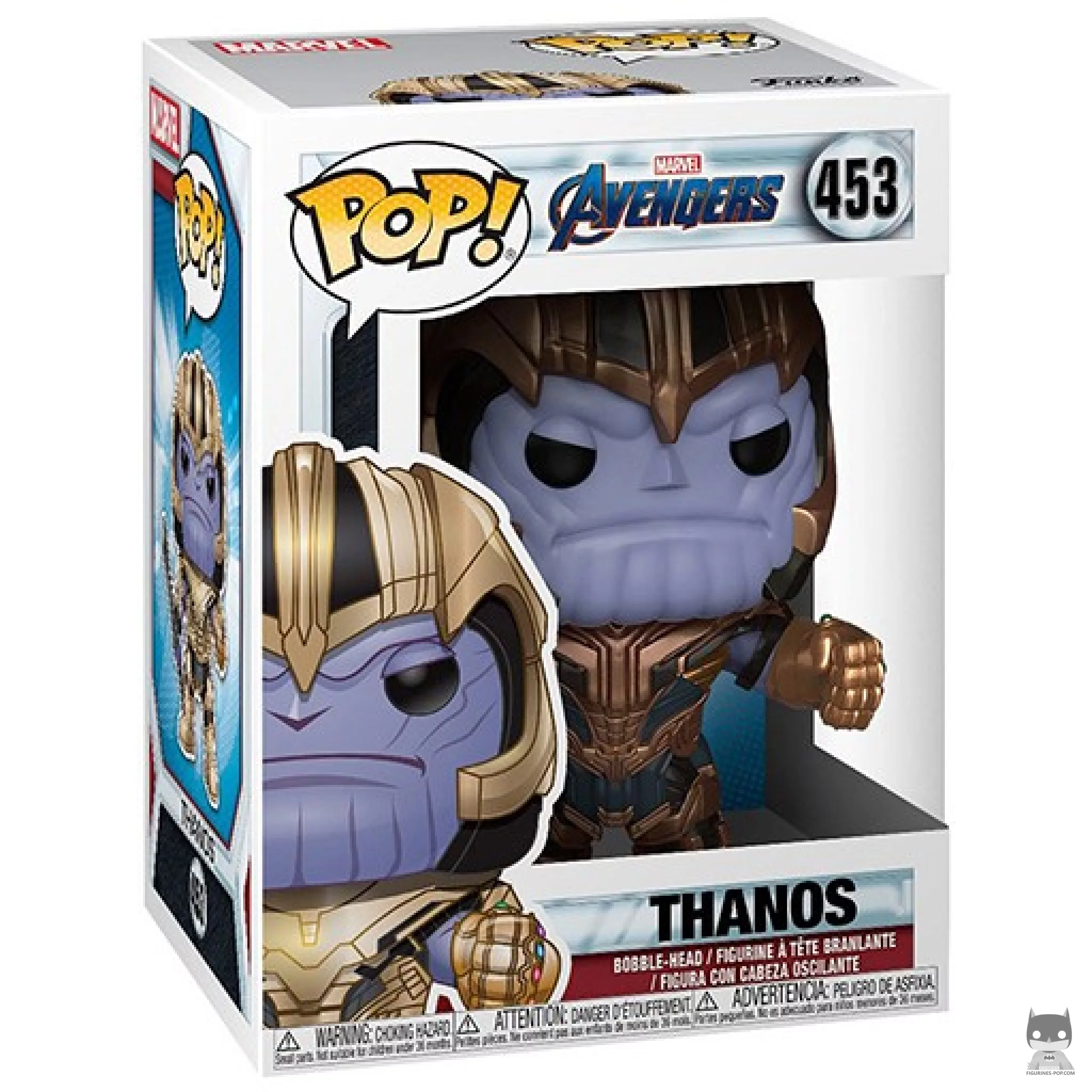 Figura Funko Pop! Thanos en su caja
