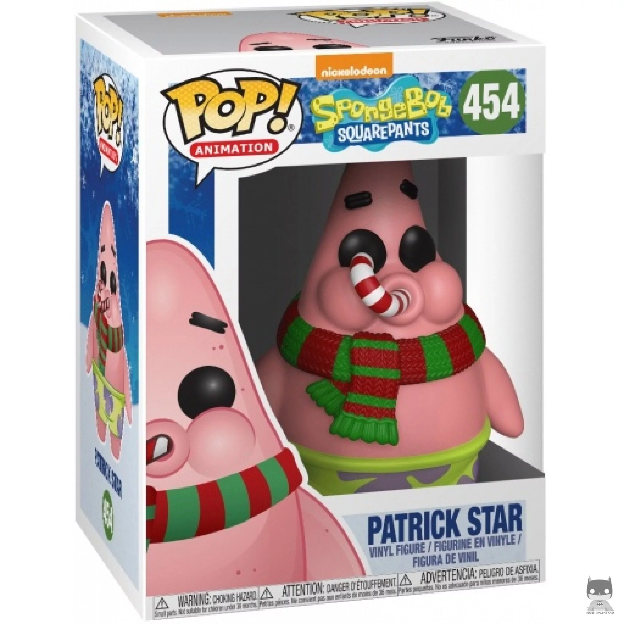 Figura Funko Pop! Patricio Estrella Navidad en su caja