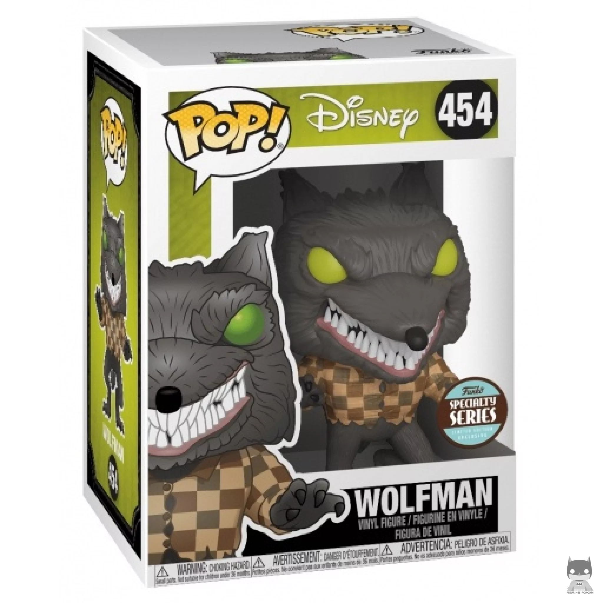 Figura Funko Pop! Hombre Lobo en su caja