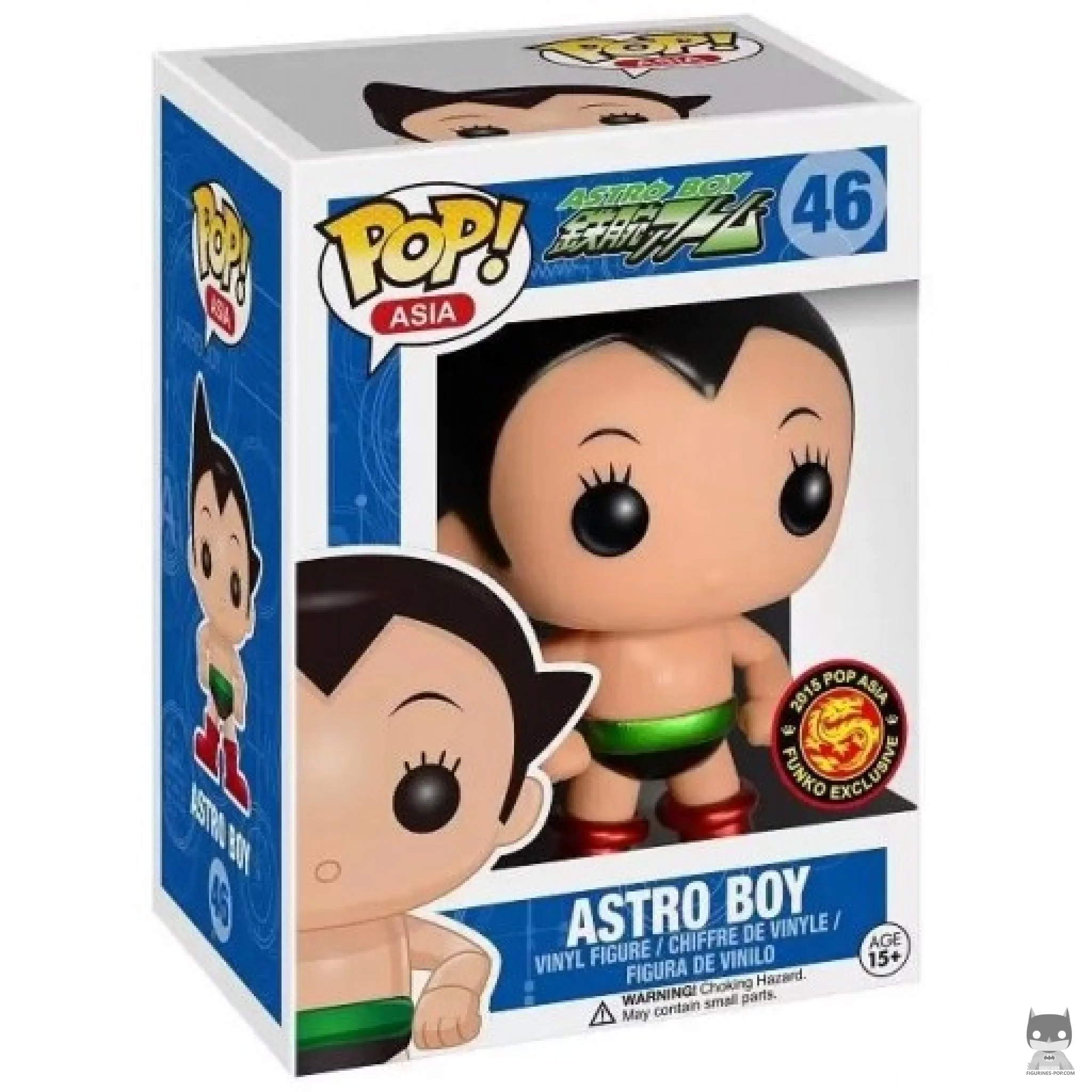 Figura Funko Pop! Astro Boy (Metalizado) en su caja