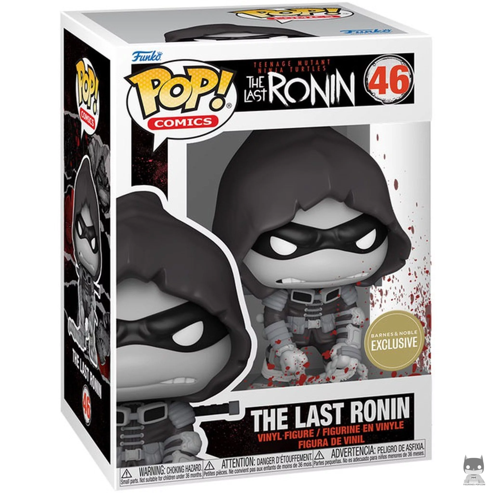 Figura Funko Pop! The Last Ronin (Blanco y negro) en su caja