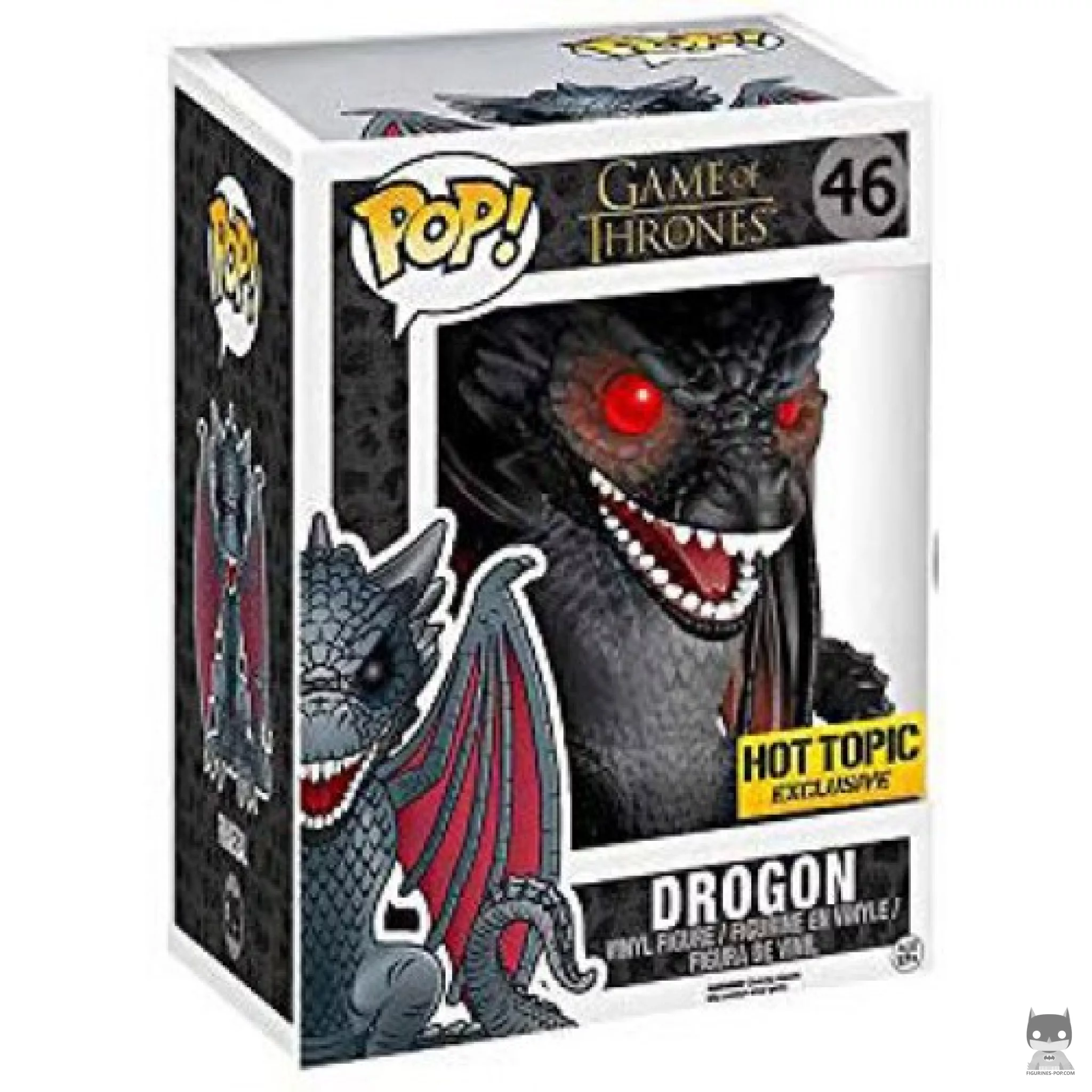 Figura Funko Pop! Drogon (Supersized) en su caja