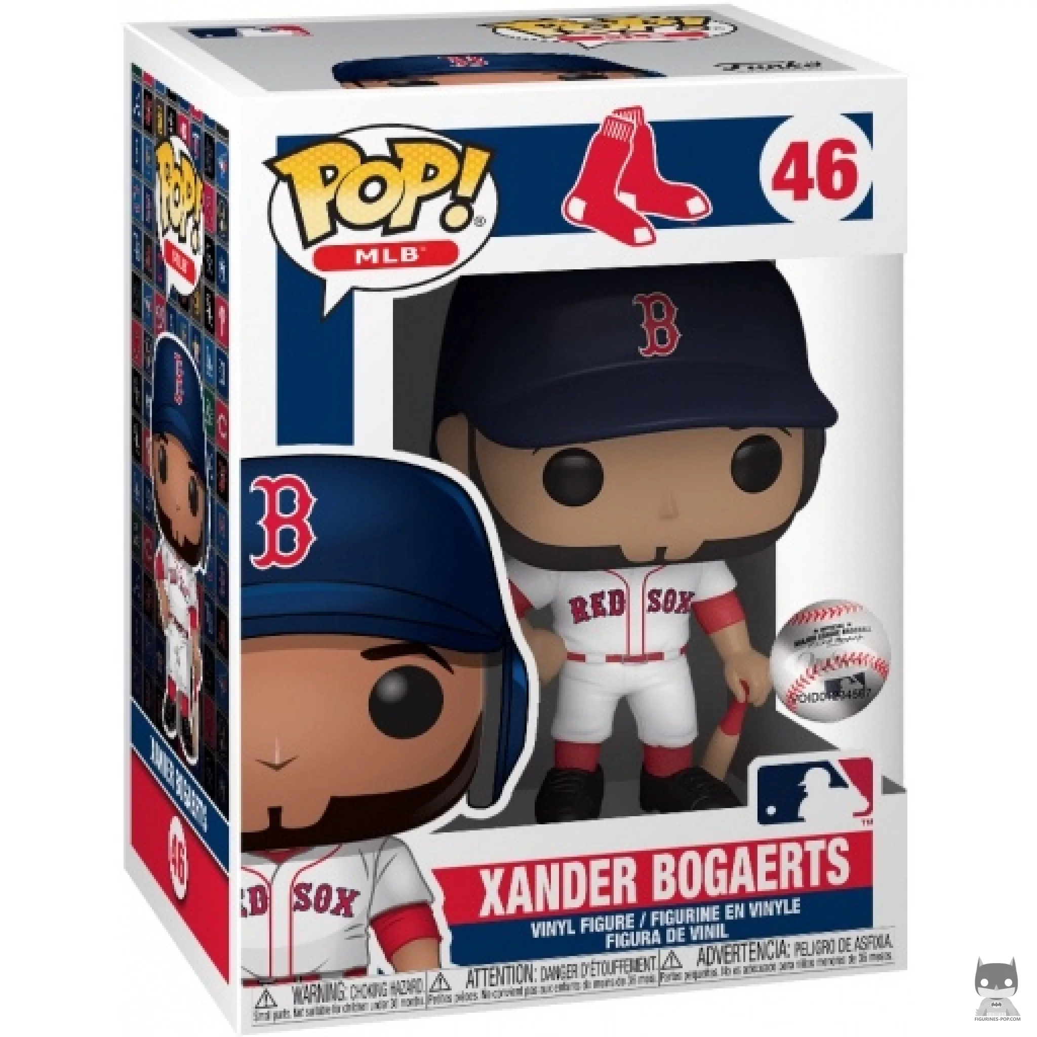 Figura Funko Pop! Xander Bogaerts en su caja