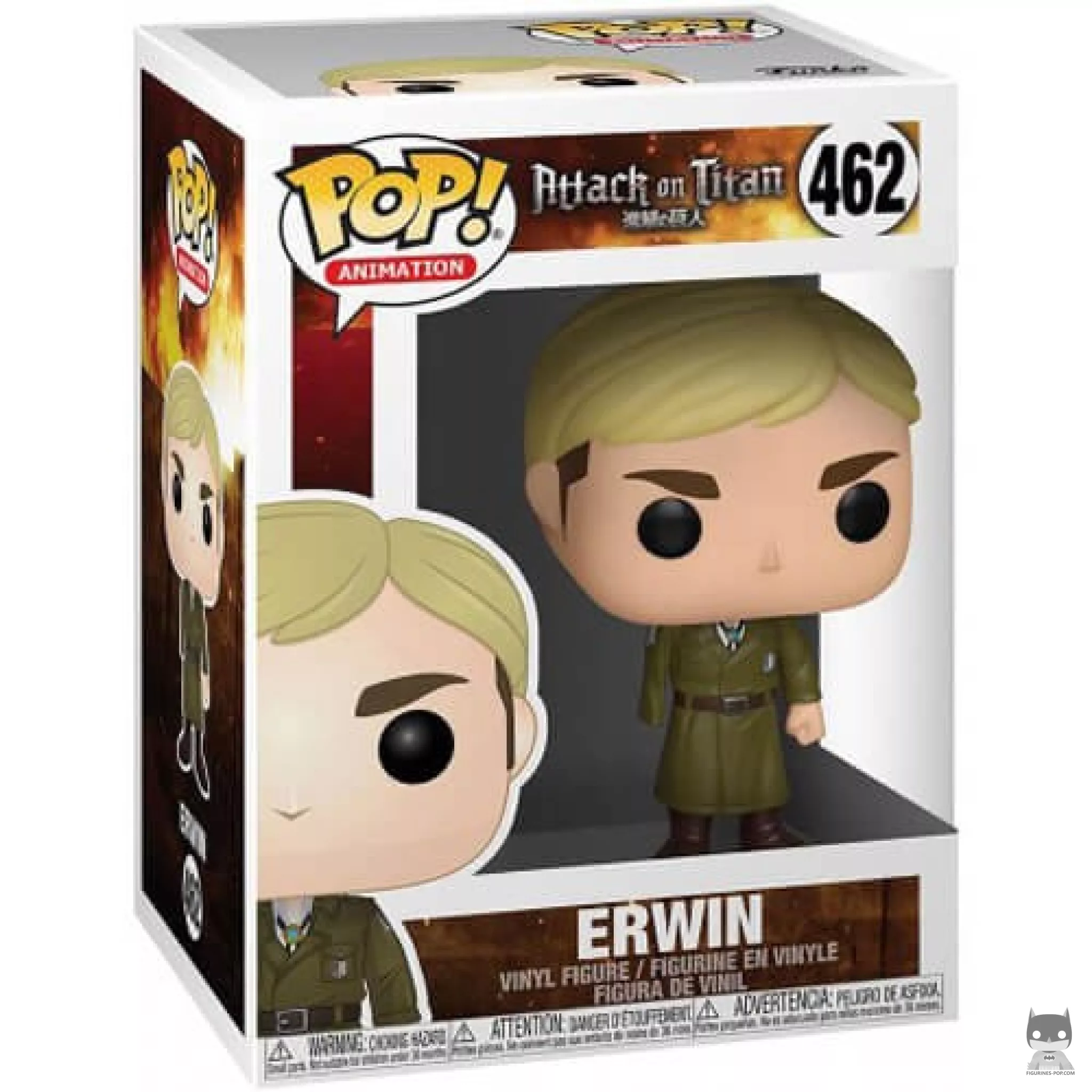Figura Funko Pop! Erwin en su caja