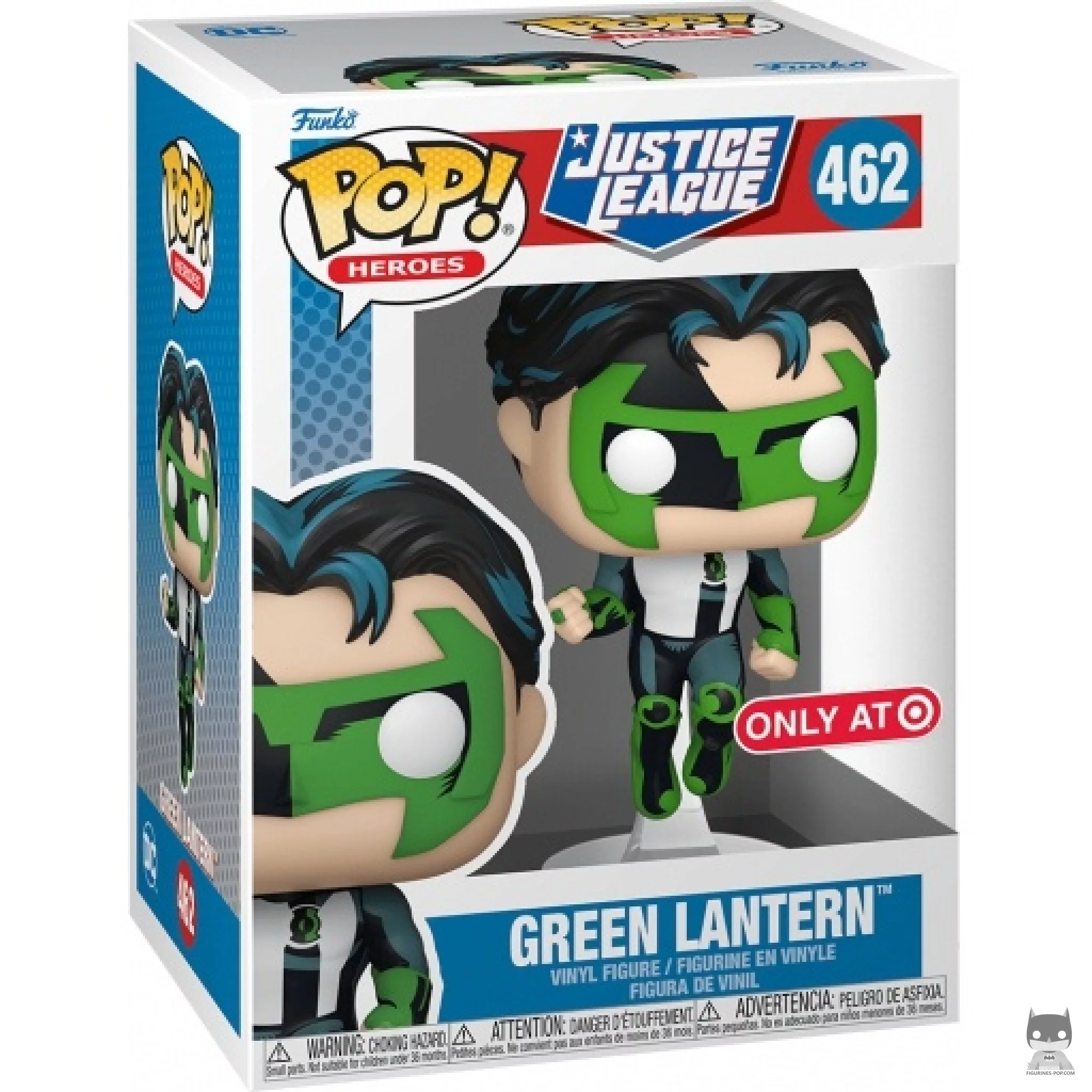 Figura Funko Pop! Linterna Verde en su caja