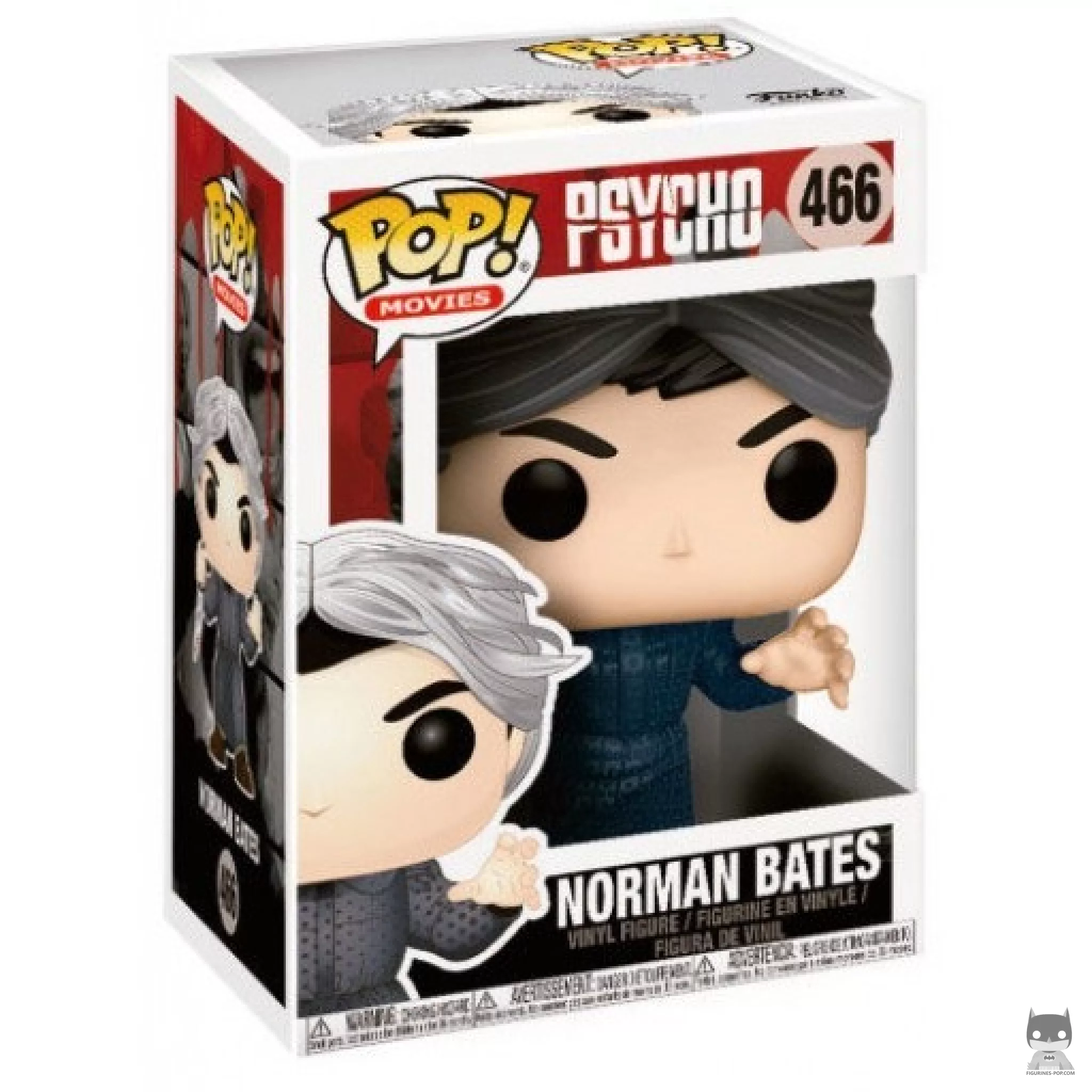 Figura Funko Pop! Norman Bates en su caja