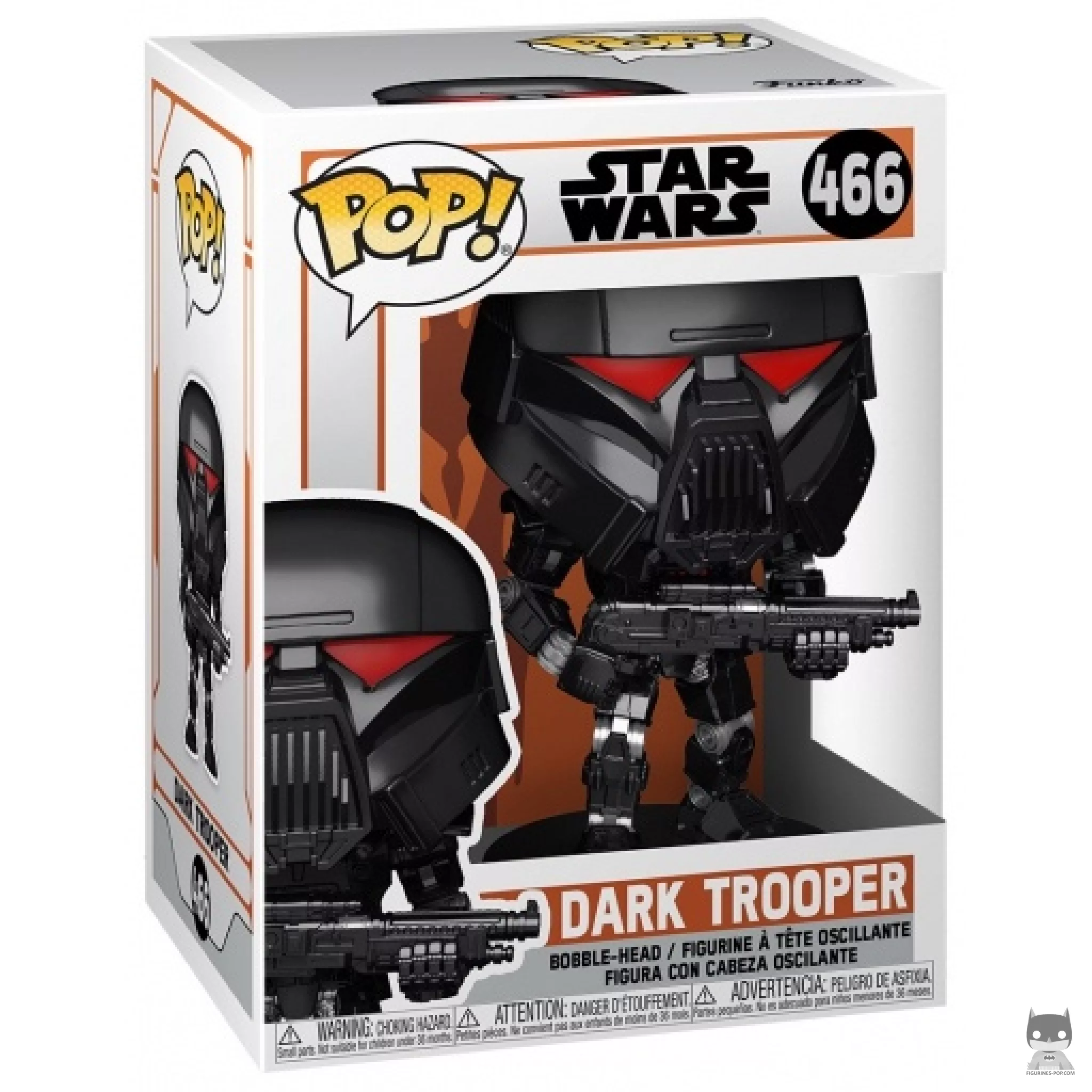 Figura Funko Pop! Dark Trooper en su caja