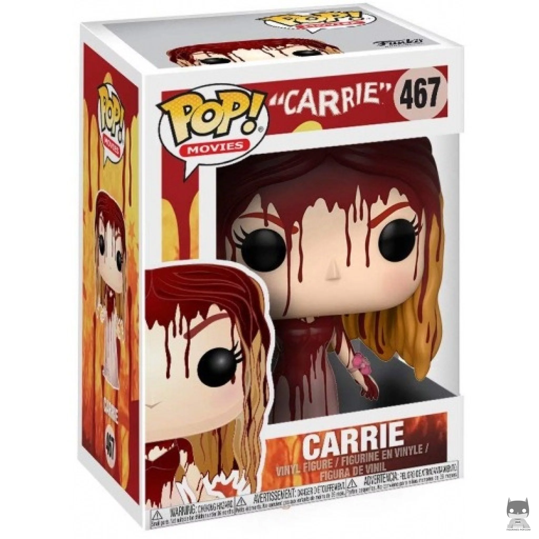 Figura Funko Pop! Carrie en su caja