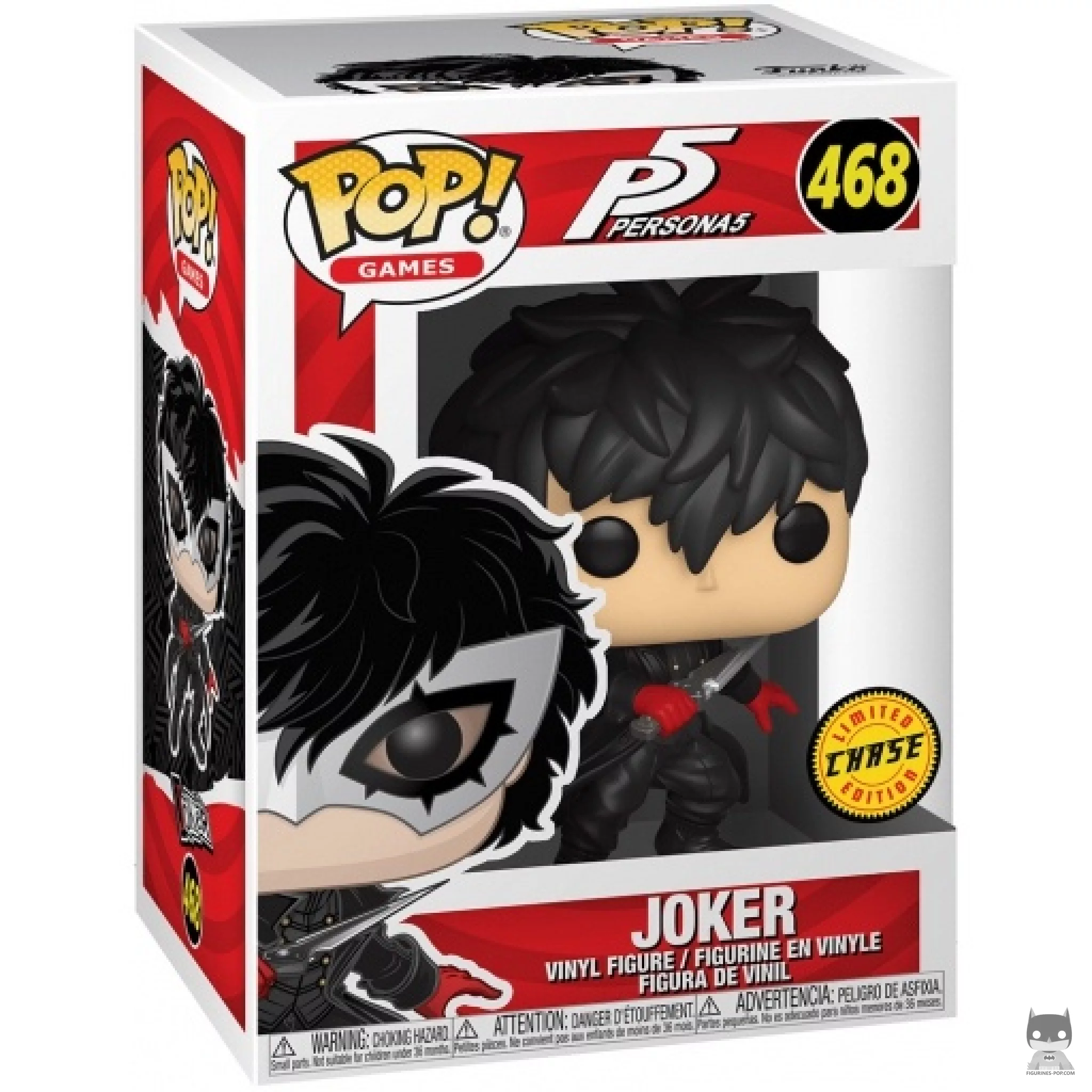 Figura Funko Pop! Joker (Chase) en su caja