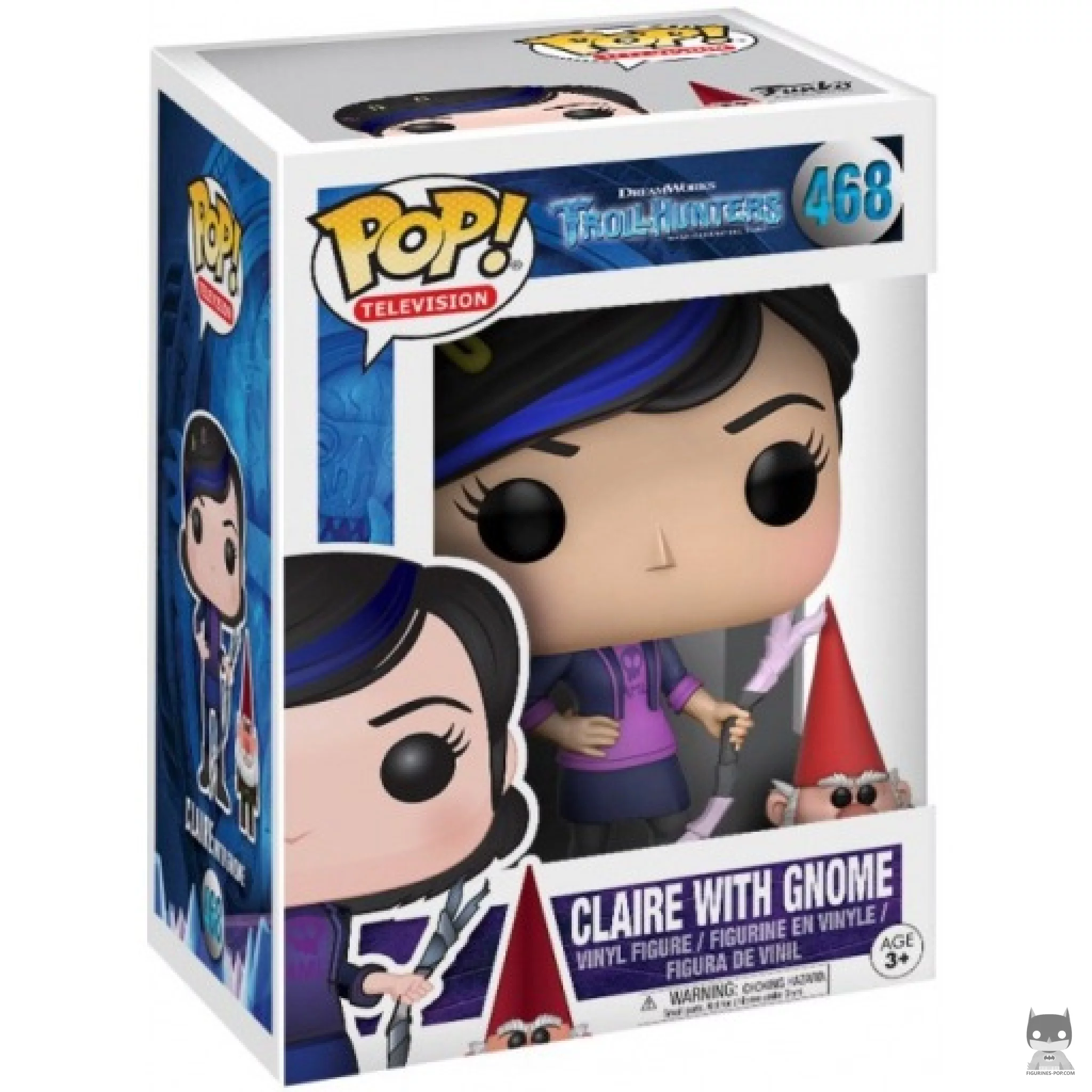 Figura Funko Pop! Claire con Gnomo en su caja