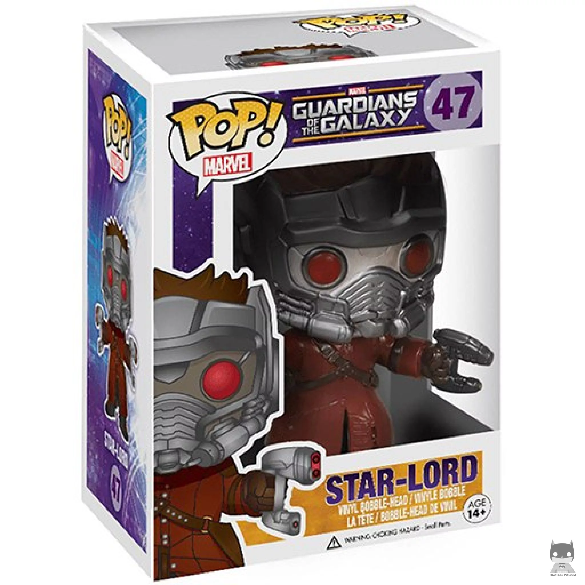 Figura Funko Pop! Star-Lord en su caja