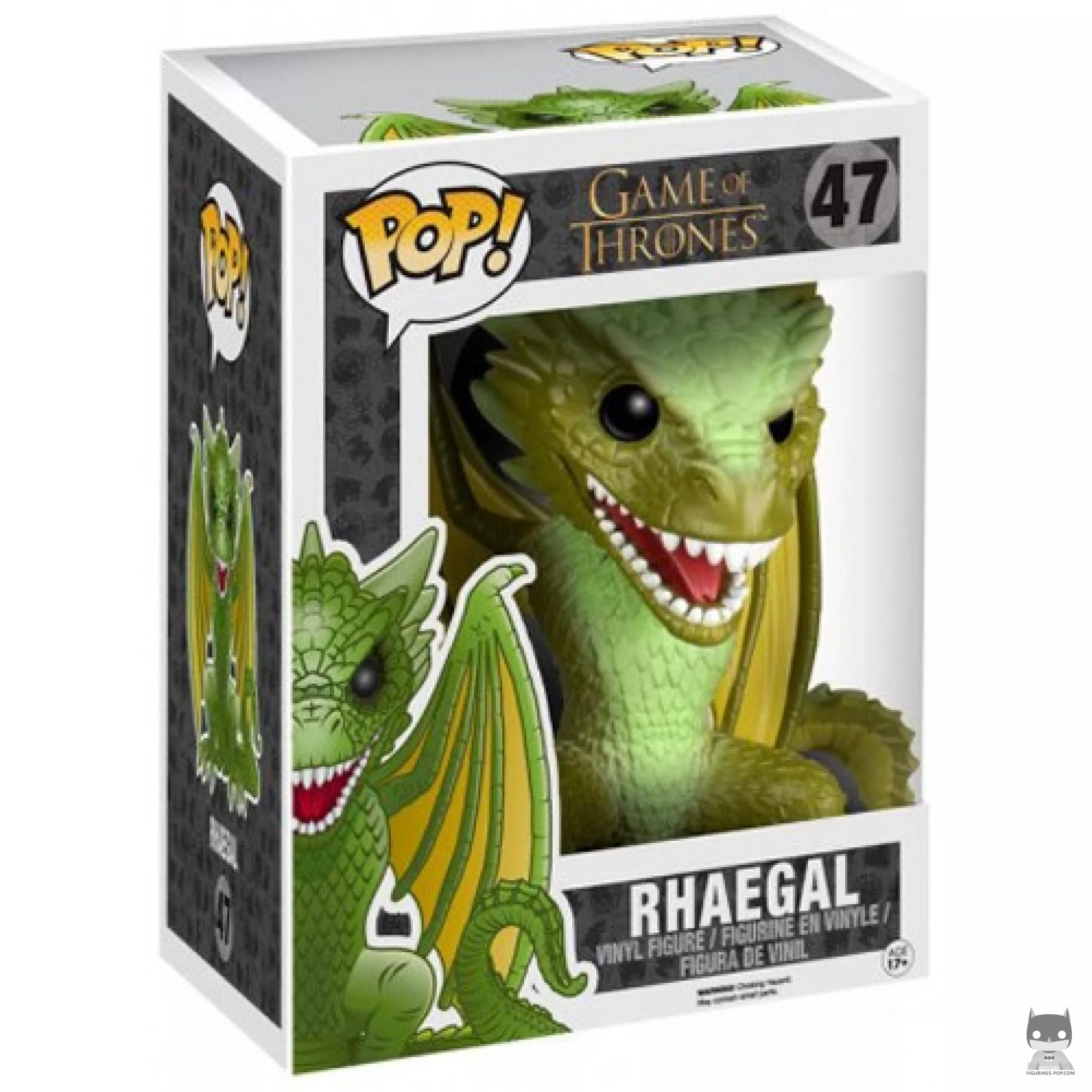 Figura Funko Pop! Rhaegal (Supersized) en su caja